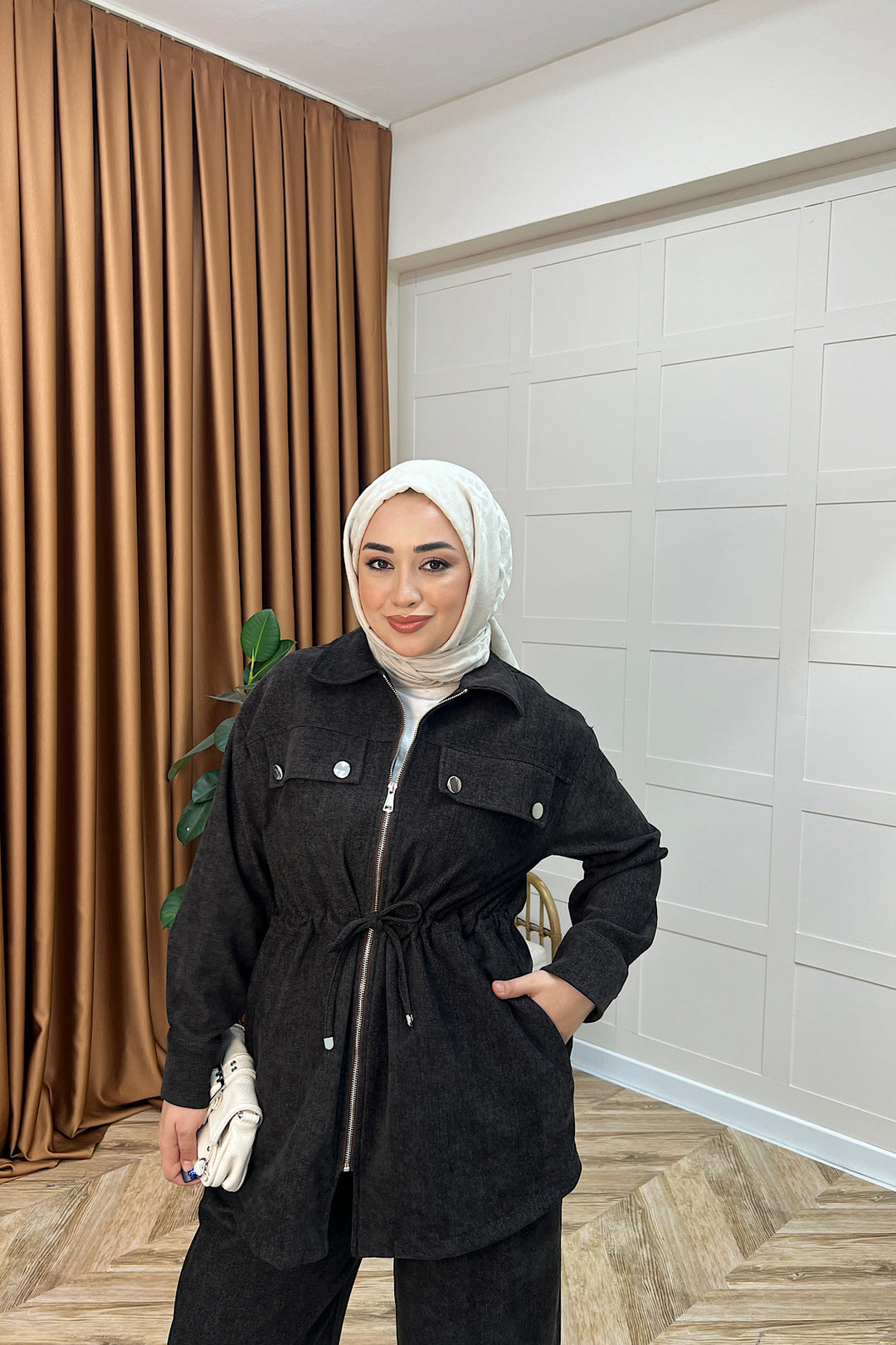 Monaco İkili Takım Kahverengi 74087-KAHVERENGI