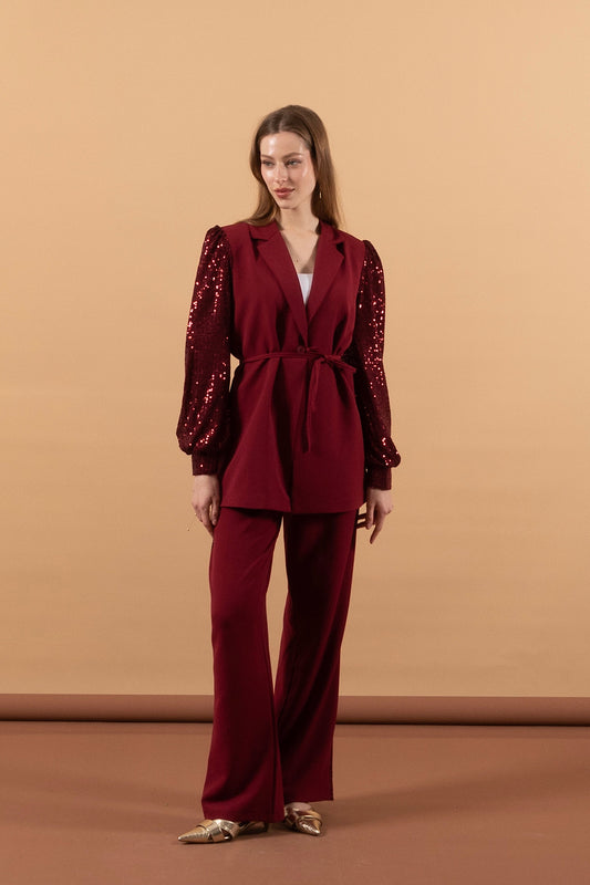 Mabella Takım Bordo 2103-BORDO