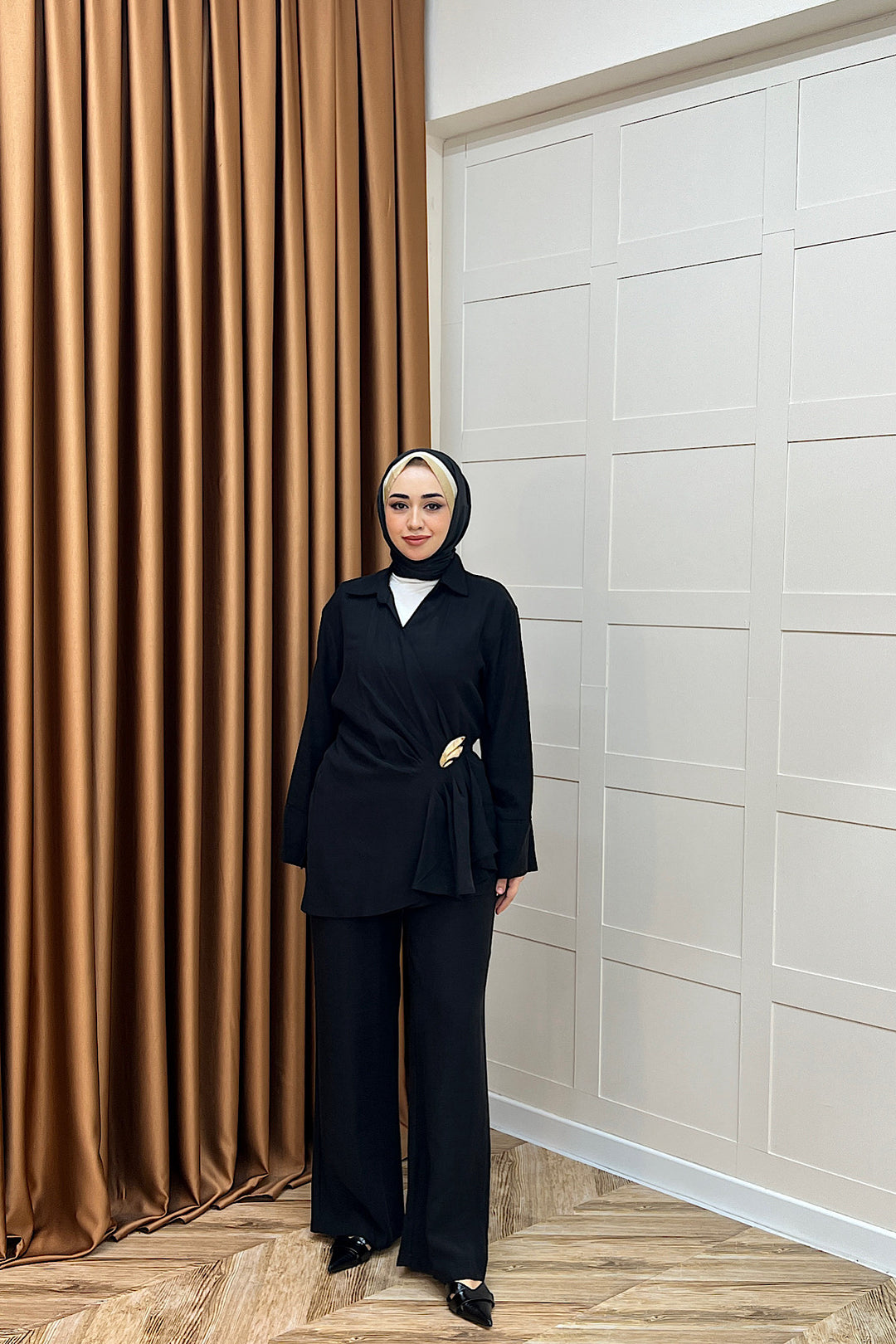 Mihri İkili Takım Siyah 4413-SIYAH