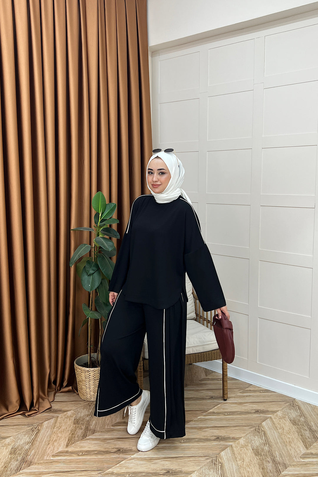 Maren İkili Takım Siyah 6498-SIYAH