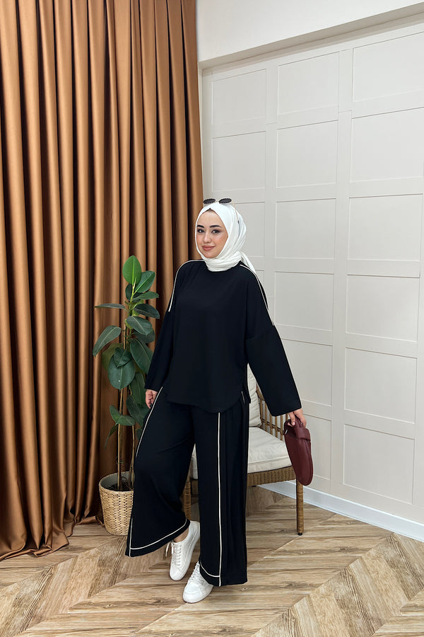 Maren İkili Takım Siyah 6498-SIYAH