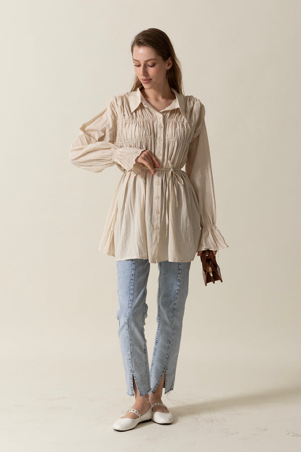 Neva Piliseli Gömlek Taş 5006-TAS