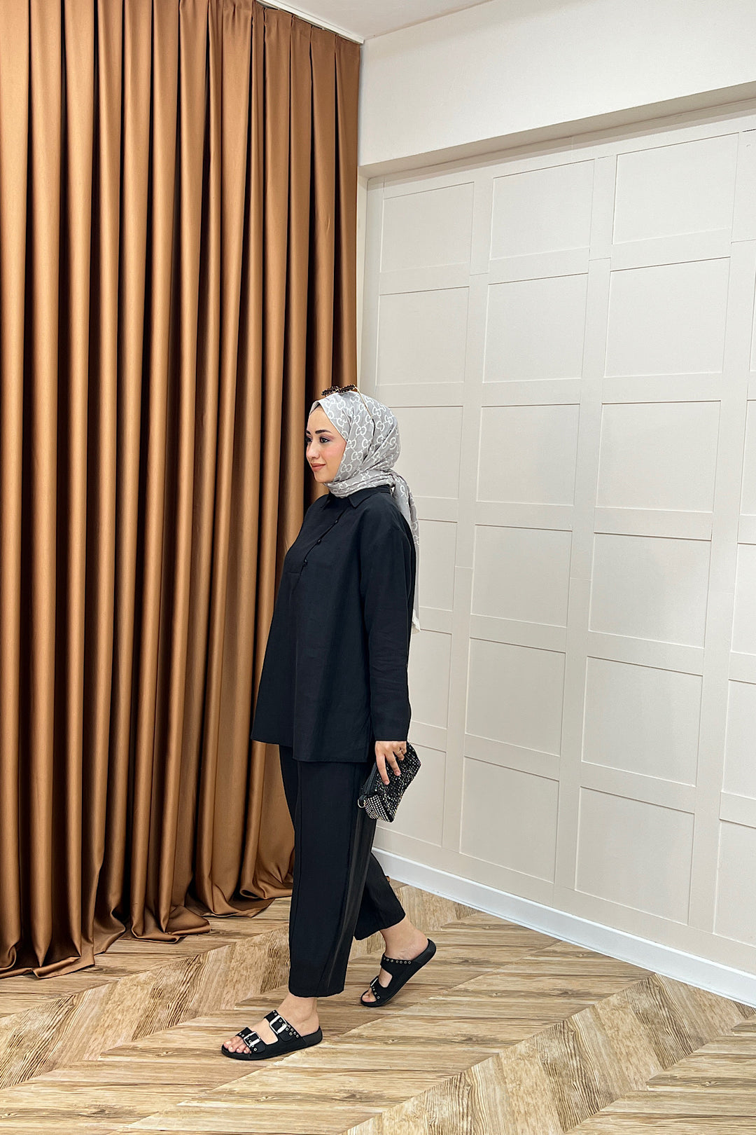 Hazel İkili Takım Siyah 73091-SIYAH