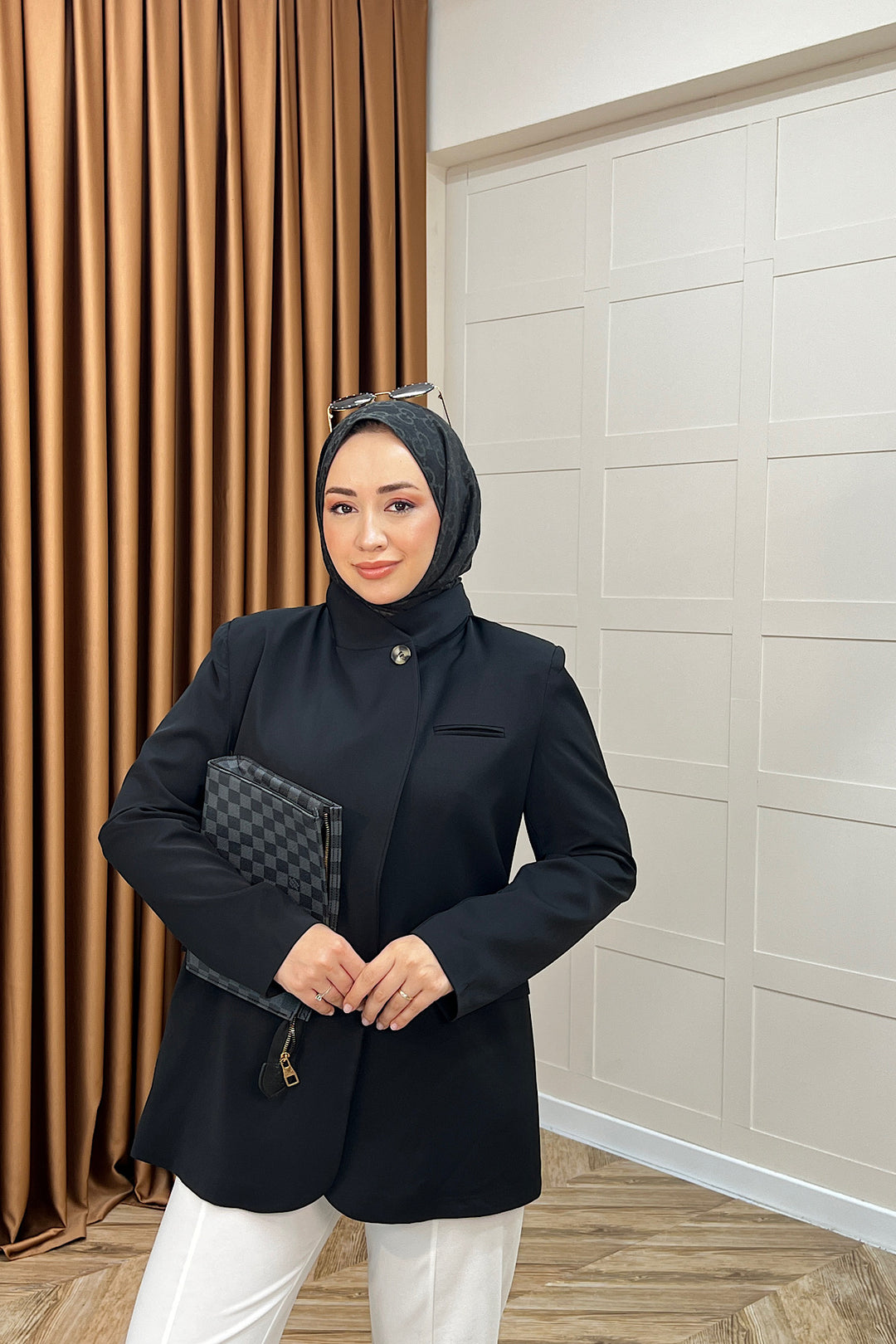 Sara Blazer Ceket Siyah 70147-SIYAH