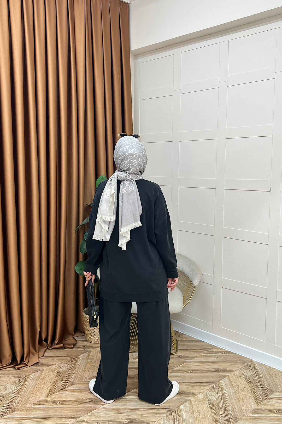 Alyssa İkili Takım Siyah 6352-SIYAH