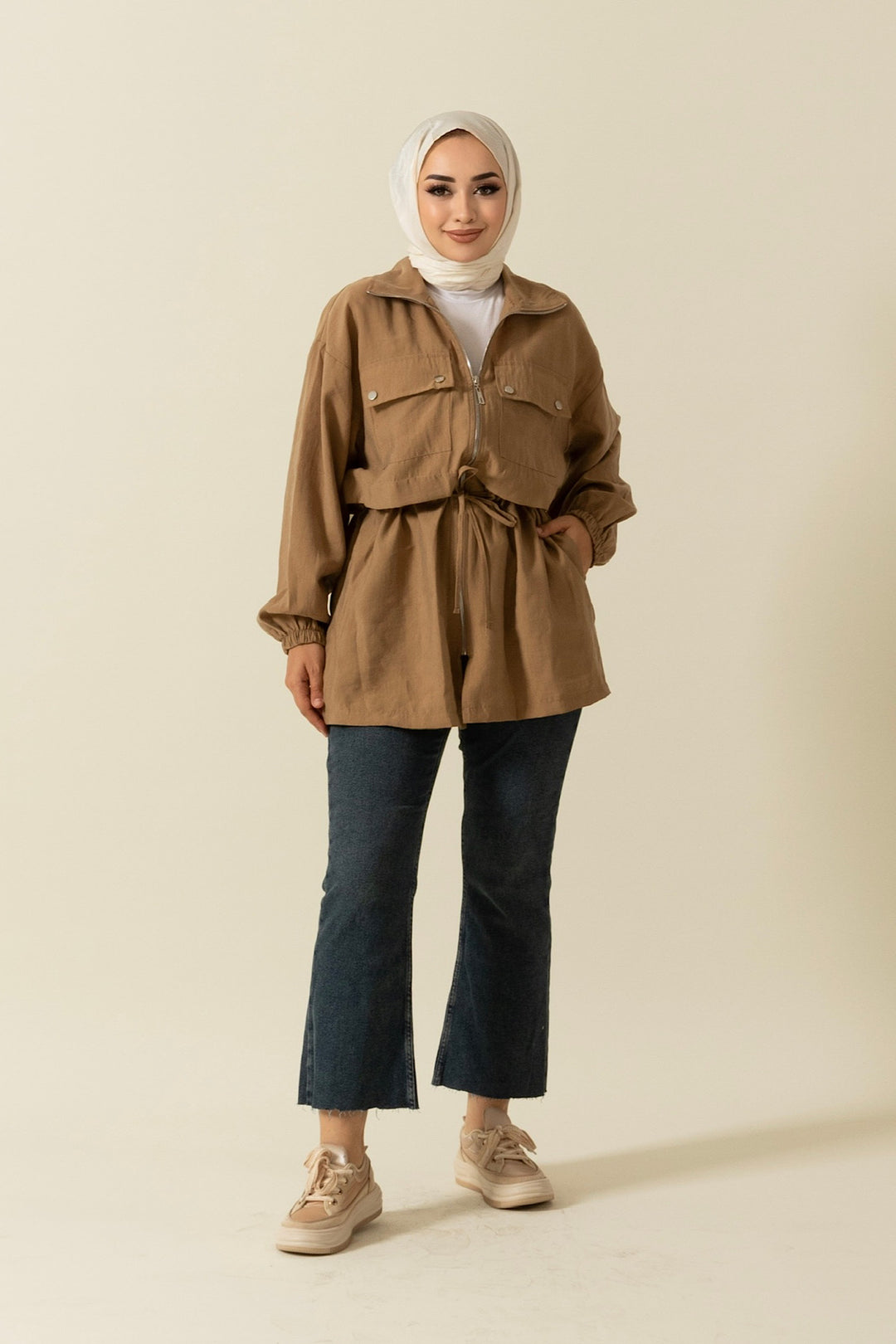 Çift Cepli Tesla Kap Vizon 1940-VIZON