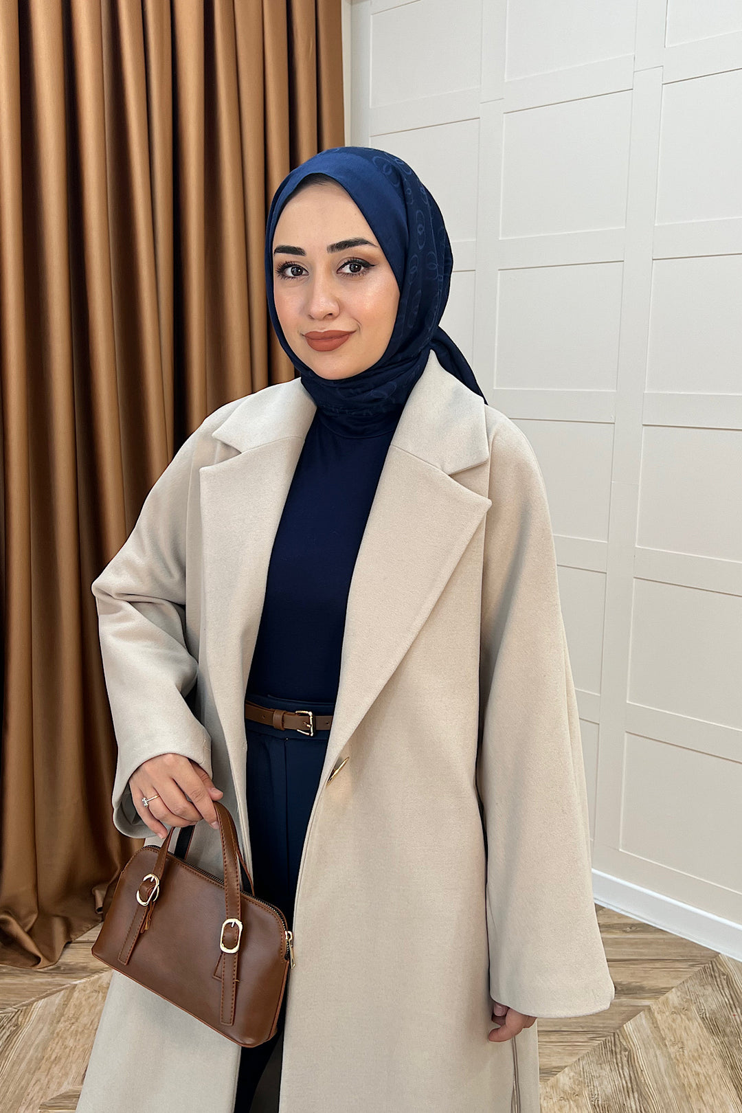 Yıldız Premium Kumaş Kuşaklı Kaban Taş 5515-TAS