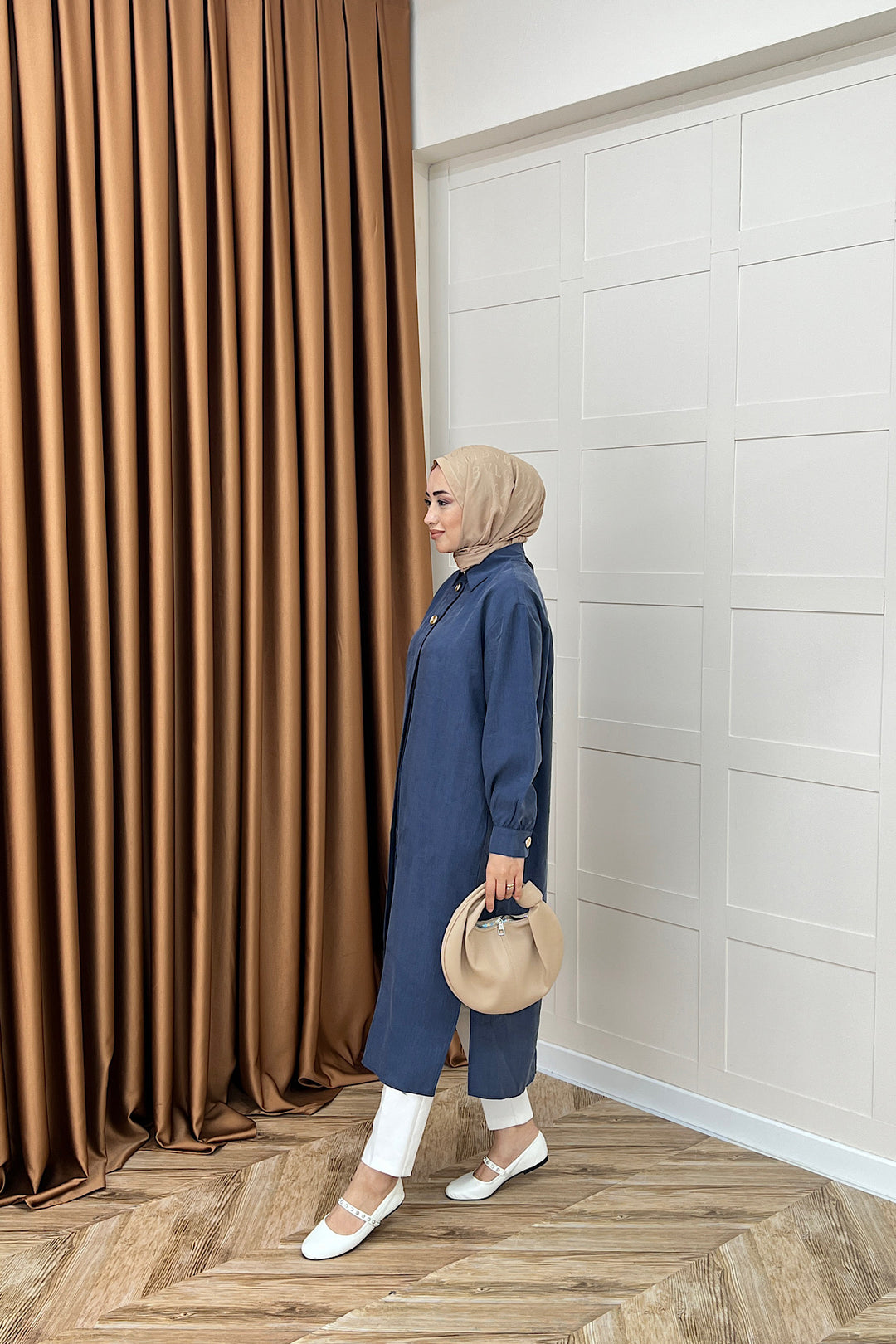 Zaina Uzun Tunik Lacivert 6523-LACIVERT
