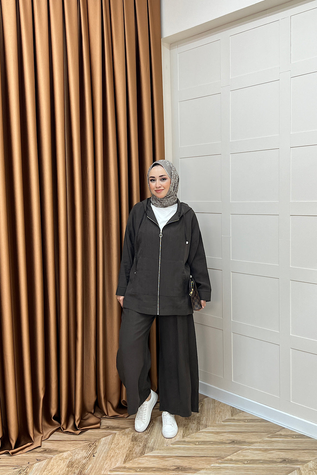Arya İkili Takım Kahverengi 4367-KAHVERENGI