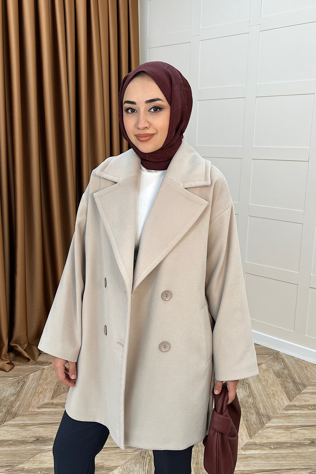 Nuve Premium Kuşaklı Kaban Taş 5514-TAS