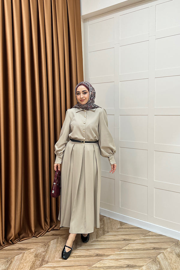 Pileli Etek Takım Taş 3187-TAS