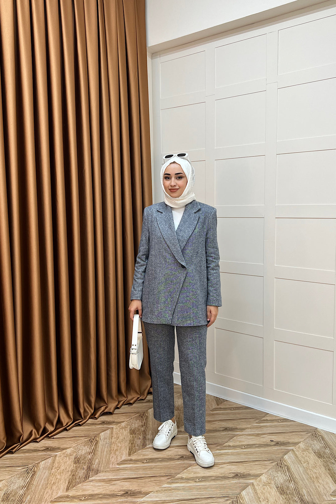 Minel Ceketli Takım Mavi 6203-MAVI