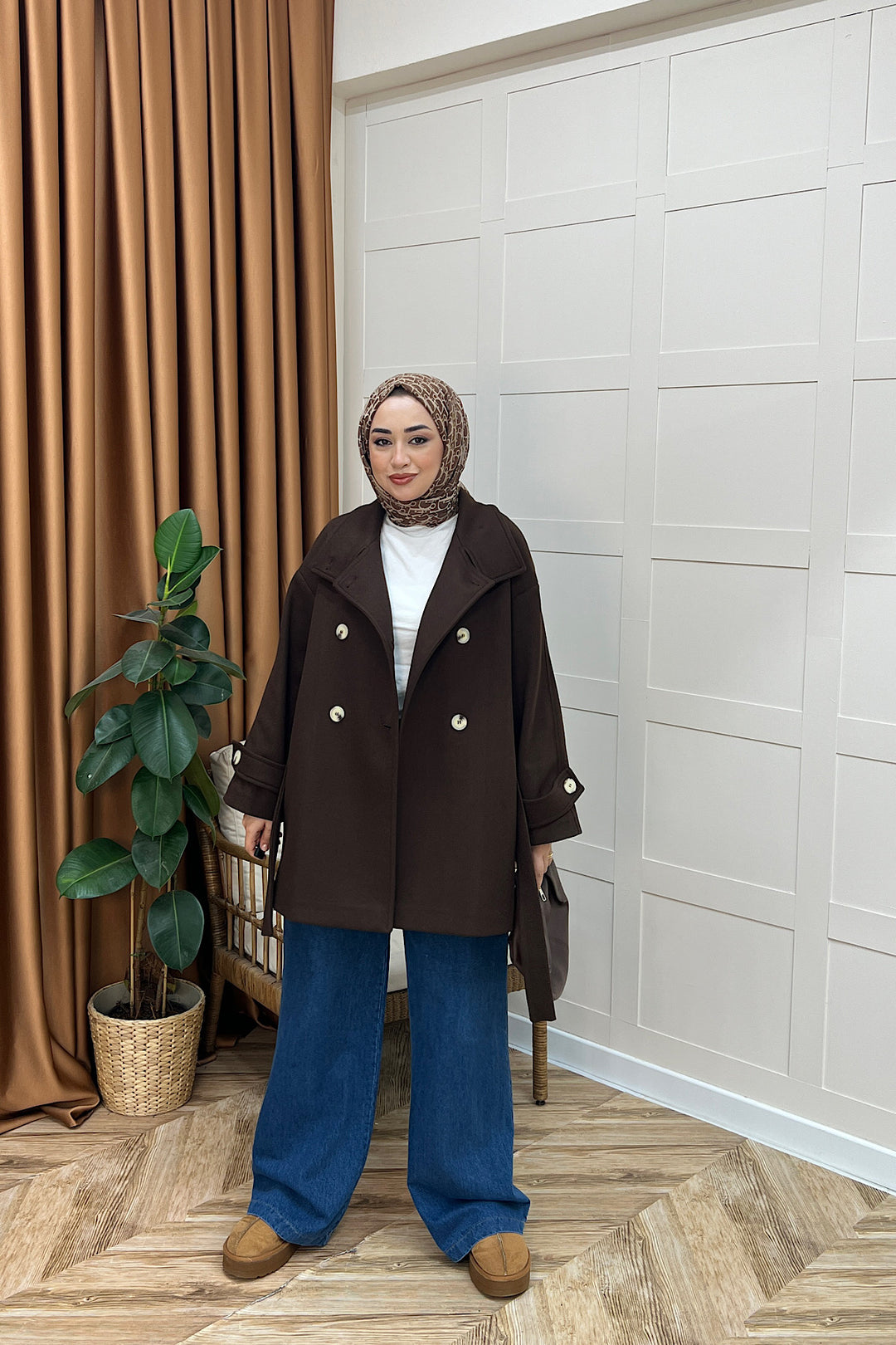 Berry Dik Yaka Kaban Kahverengi 5539-KAHVERENGI