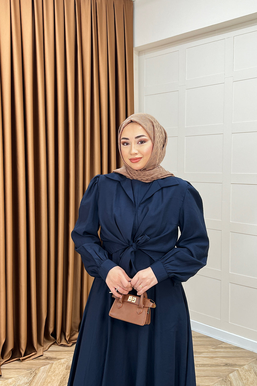Liana İkili Elbise Lacivert 2352-LACIVERT