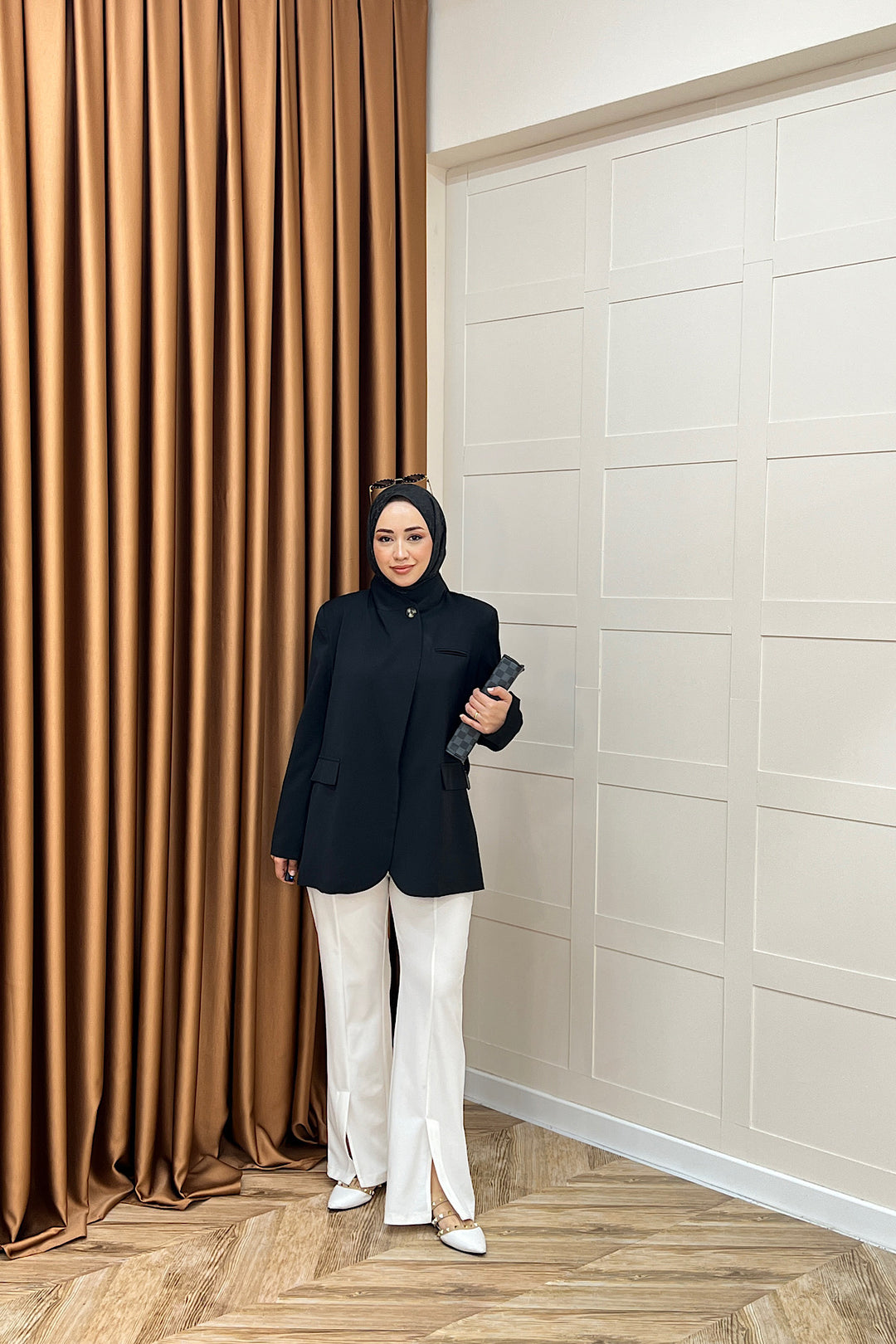 Sara Blazer Ceket Siyah 70147-SIYAH
