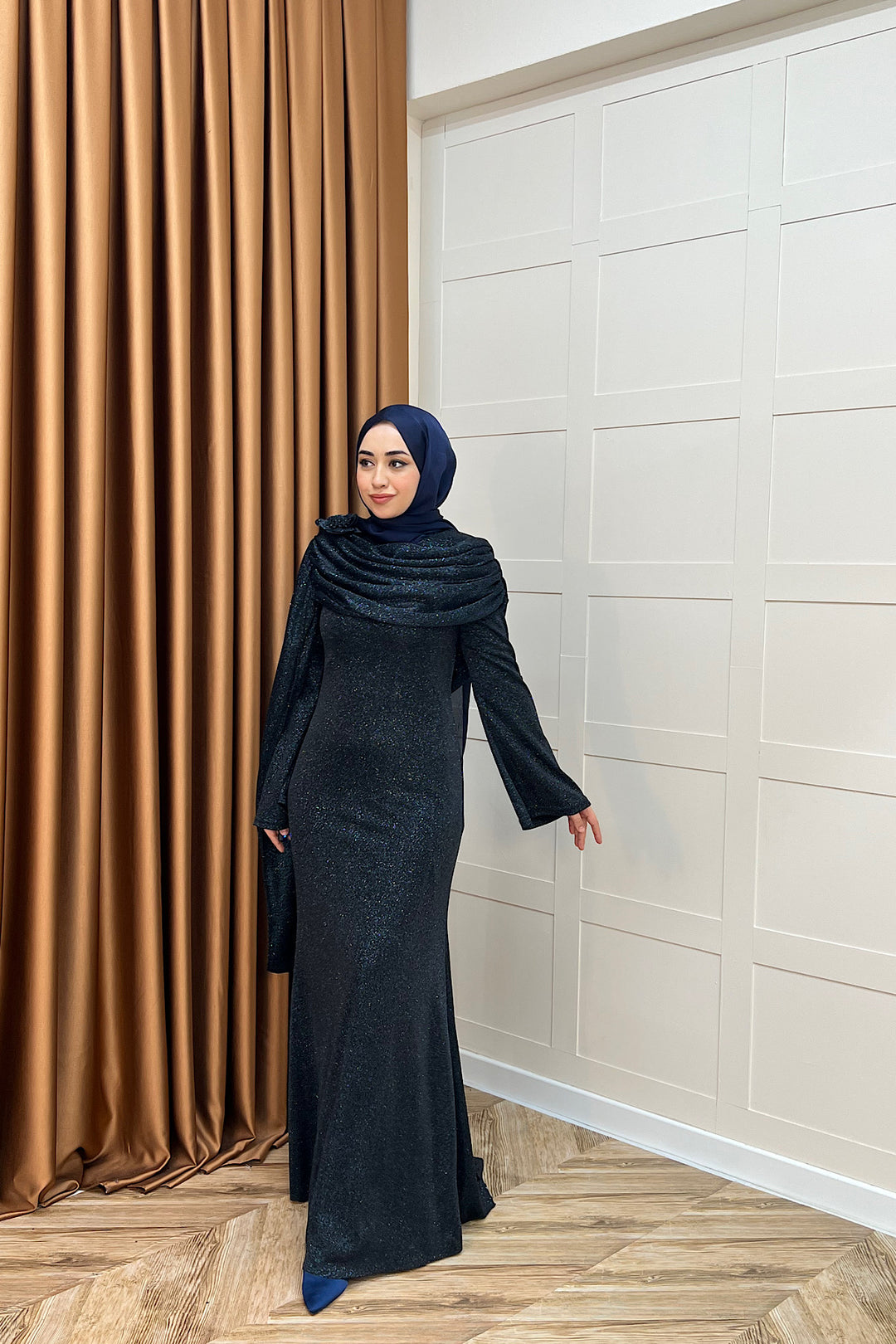 Elara Balık Abiye Lacivert 3086-LACIVERT