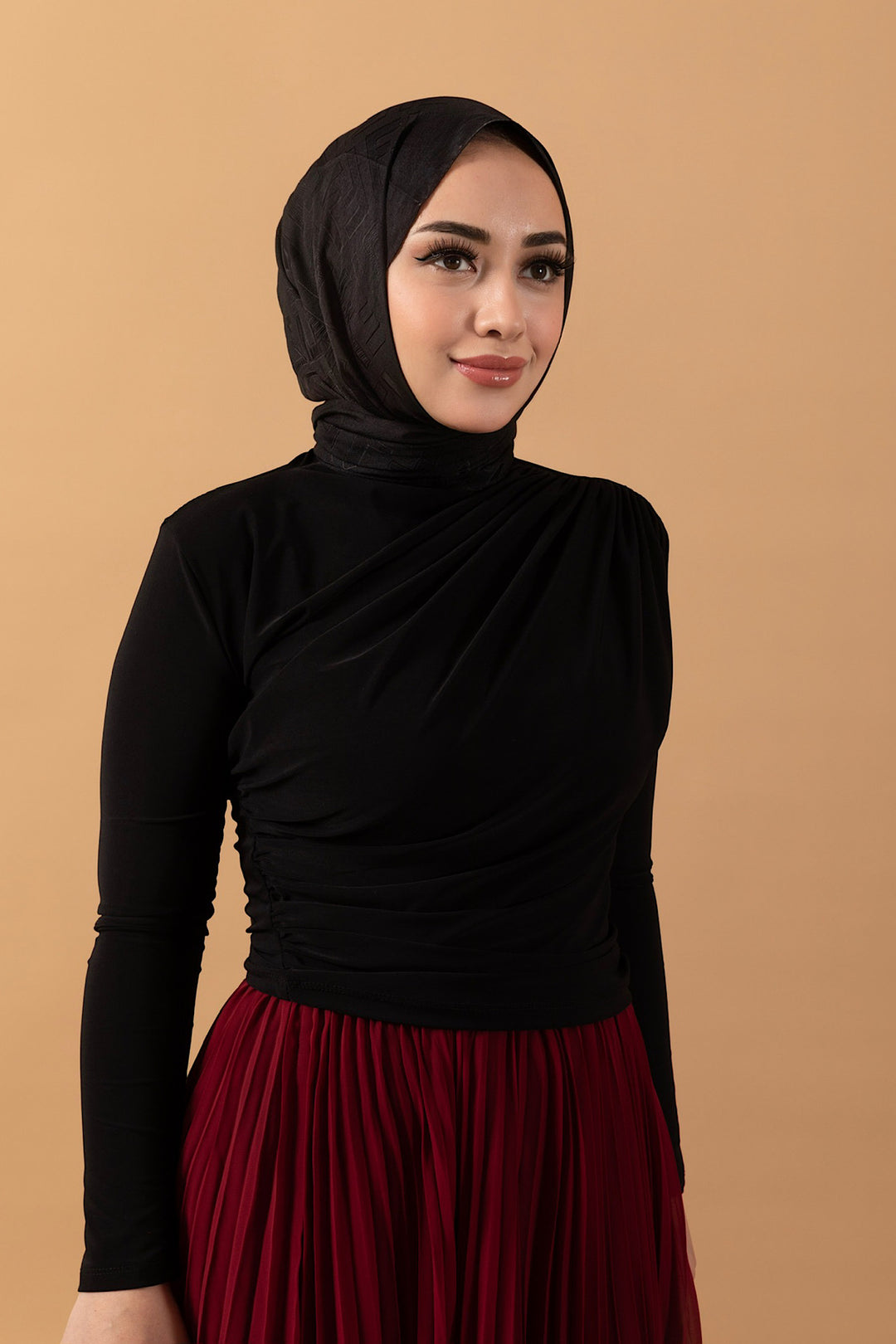 Noure Bluz Siyah 023-SIYAH
