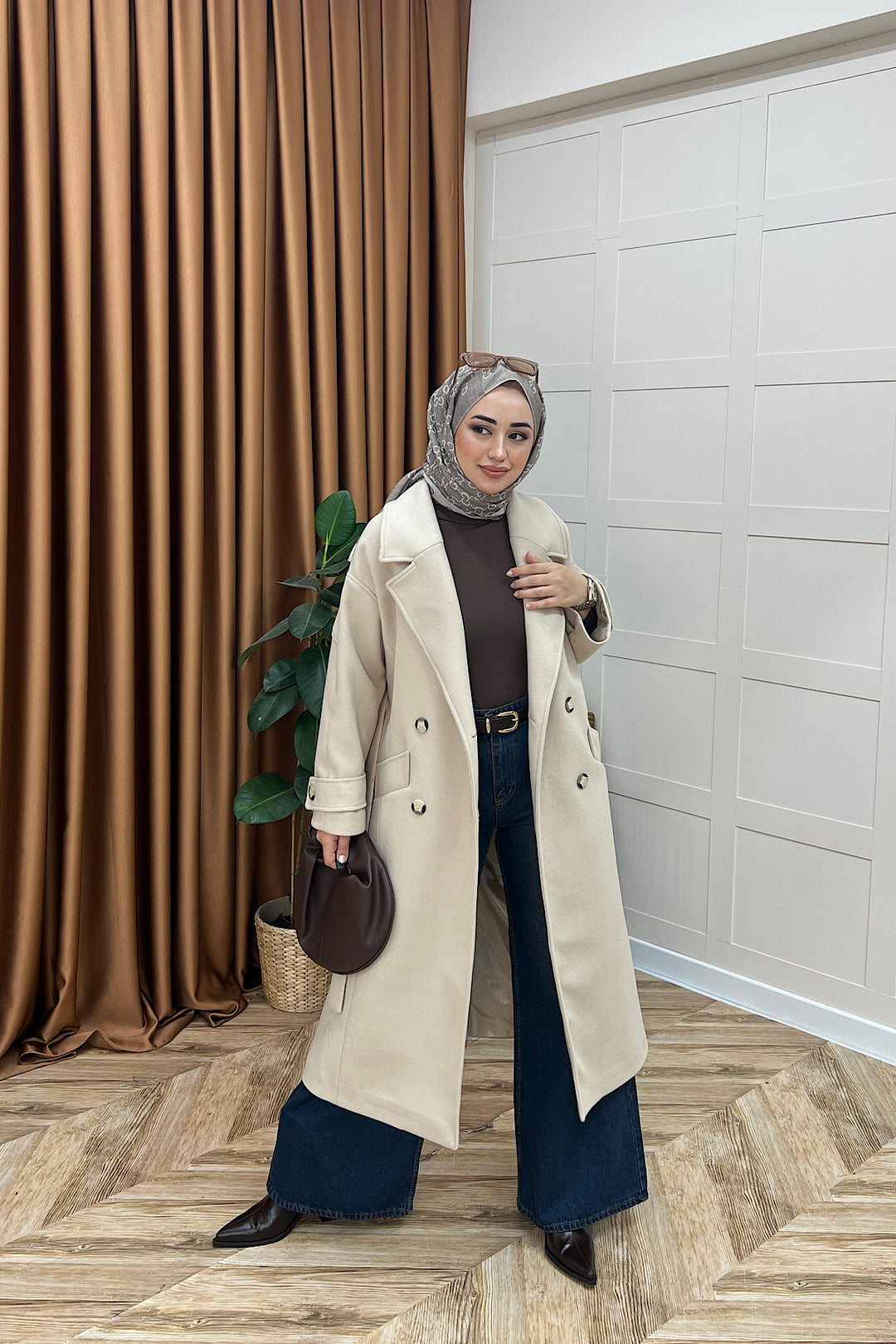 Lara Kuşaklı Kaşe Kaban Taş 5541-TAS
