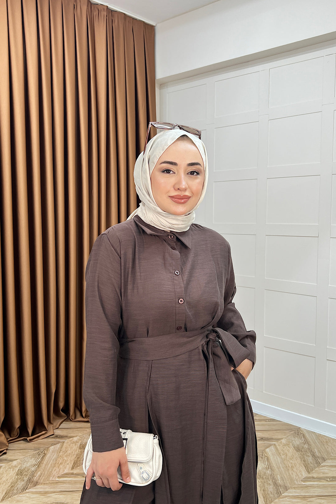 Laura İkili Takım Kahverengi 8058-KAHVERENGI