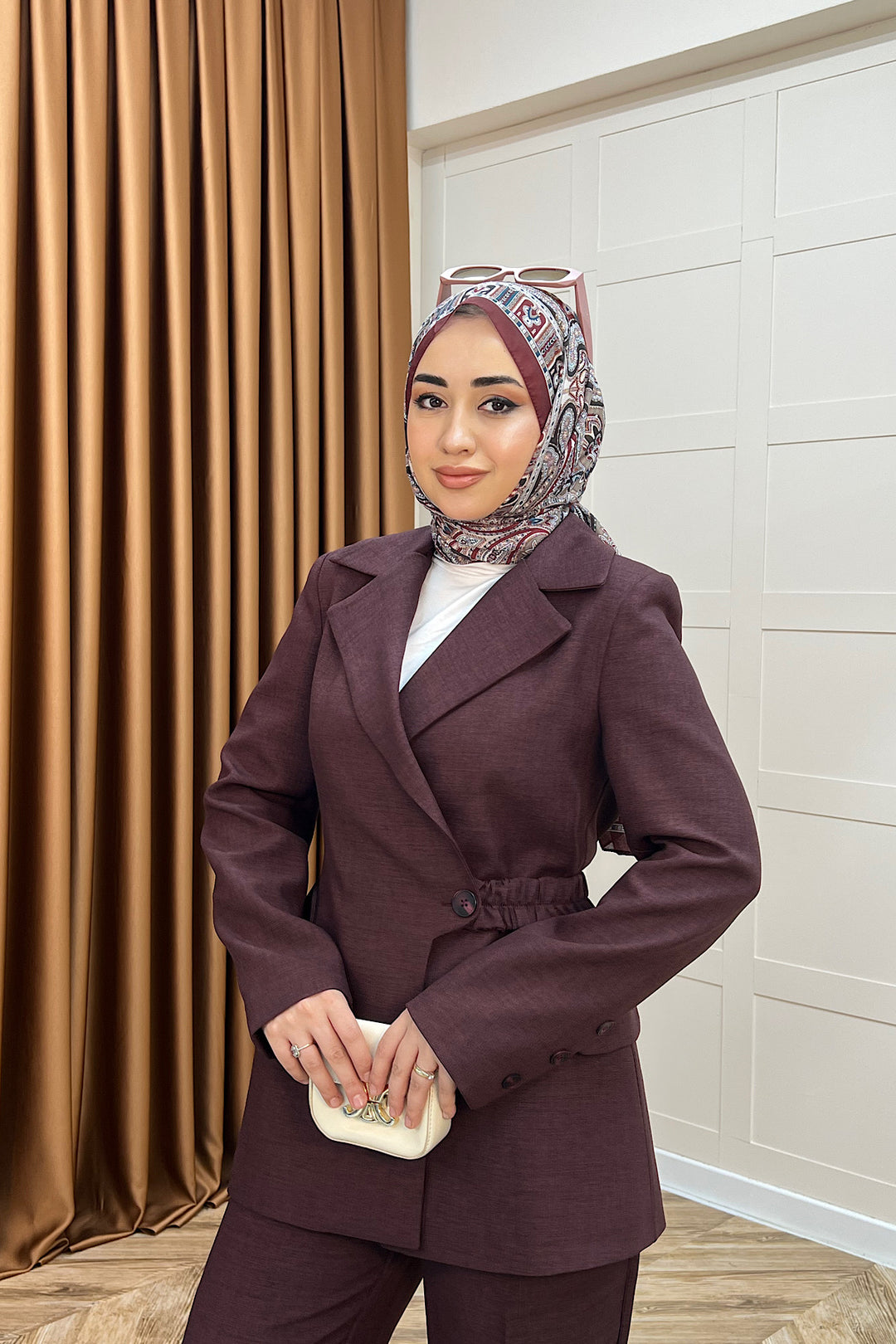 Yıldız İkili Ceket Takım Mürdüm 3180-MURDUM