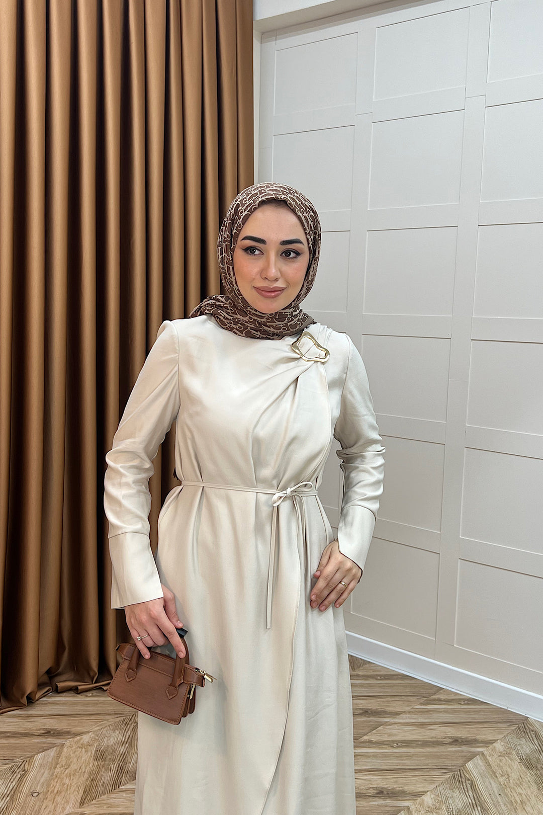 Paria Toka Detay Elbise Taş 3345-TAS