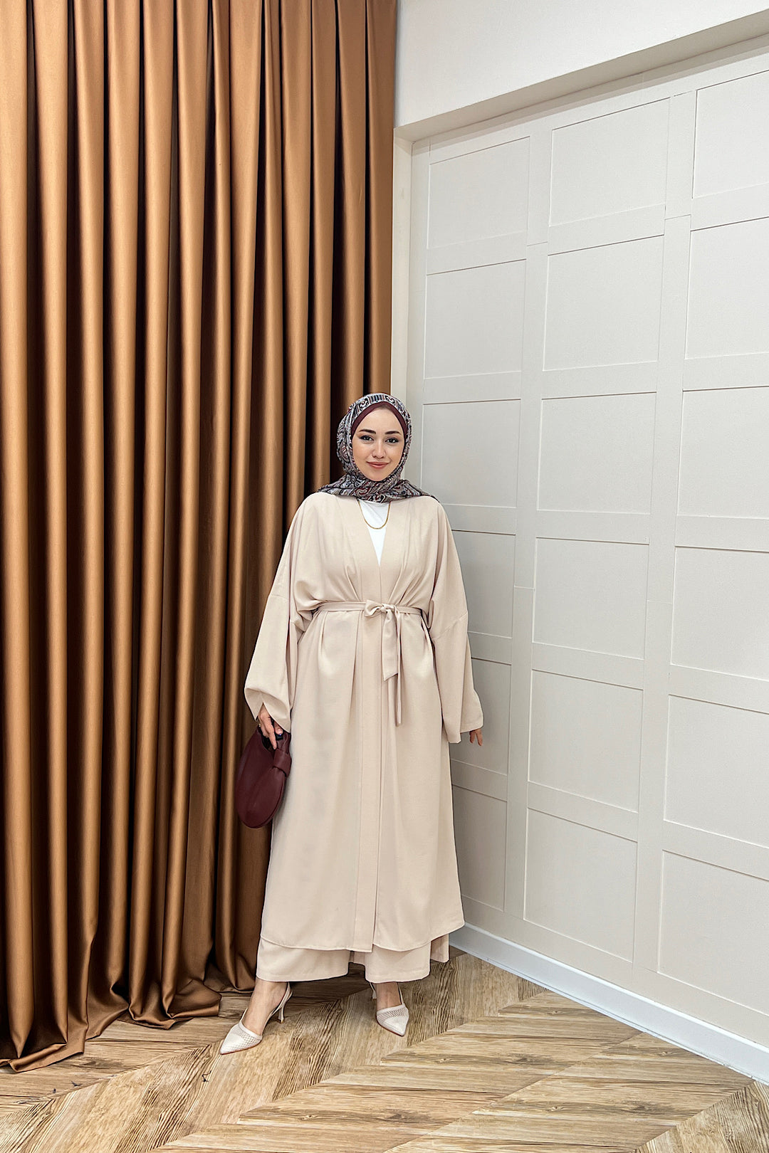 Mina İkili Kimono Takım Taş 8571-TAS