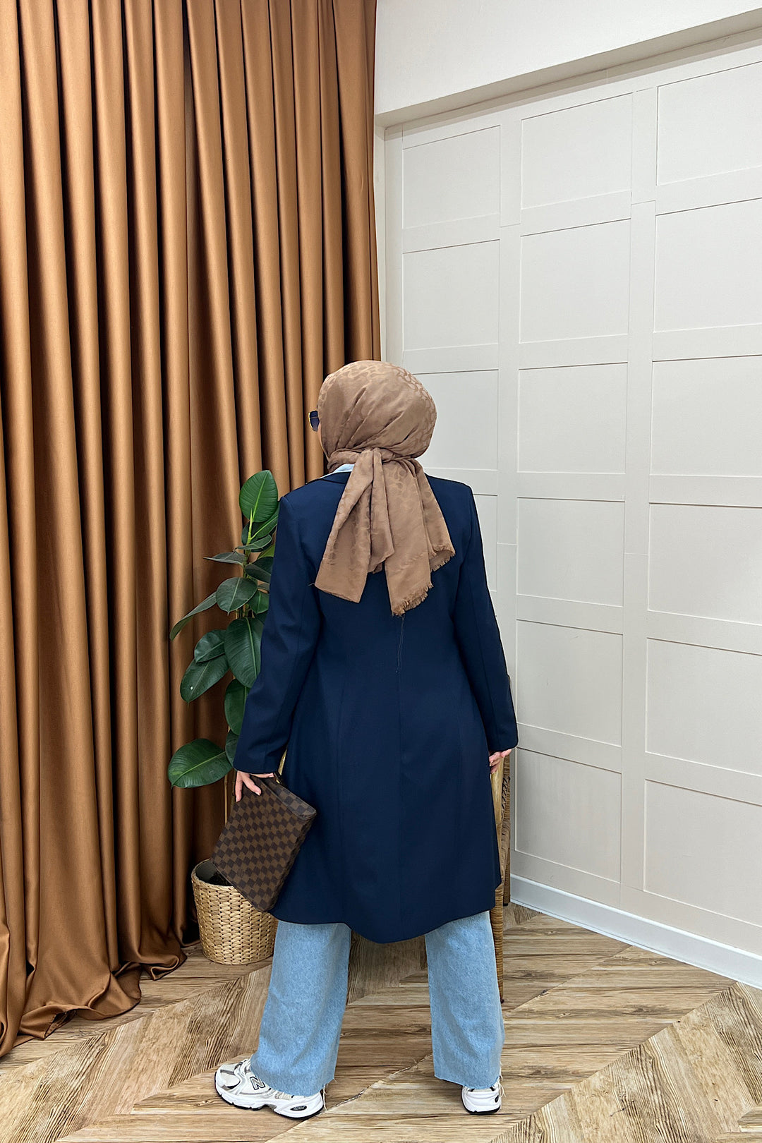 Fermin Uzun Blazer Ceket Lacivert 1008-LACIVERT
