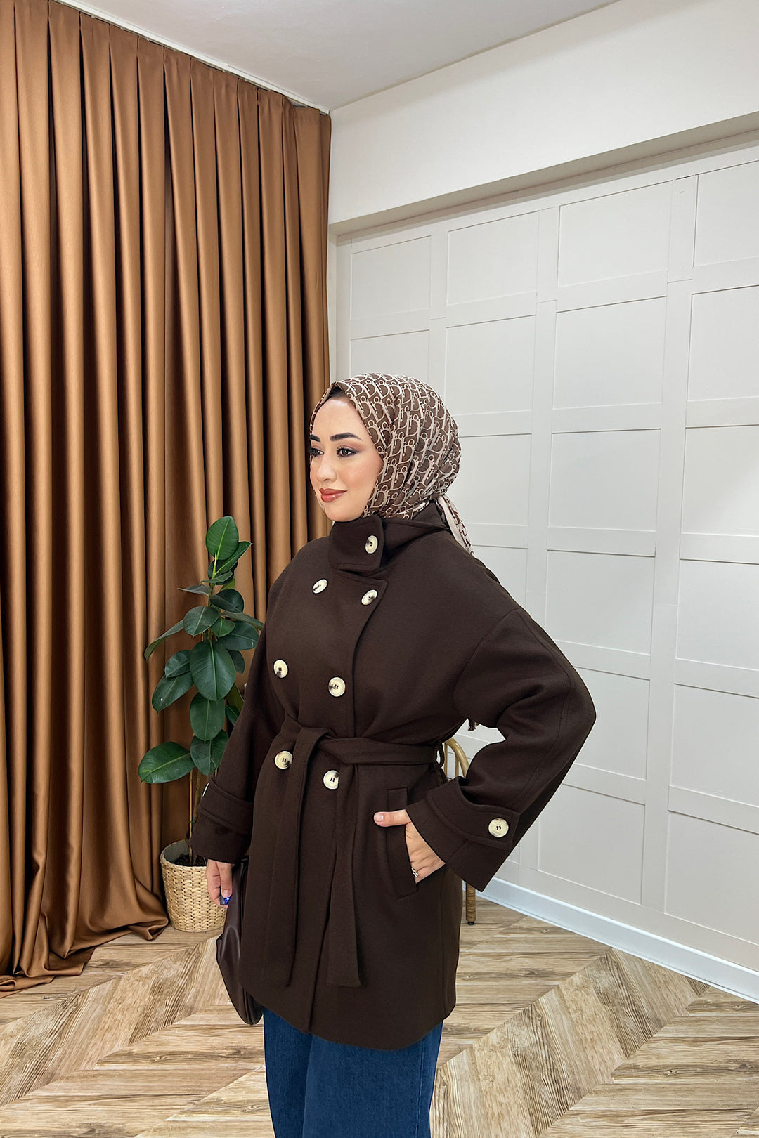 Berry Dik Yaka Kaban Kahverengi 5539-KAHVERENGI