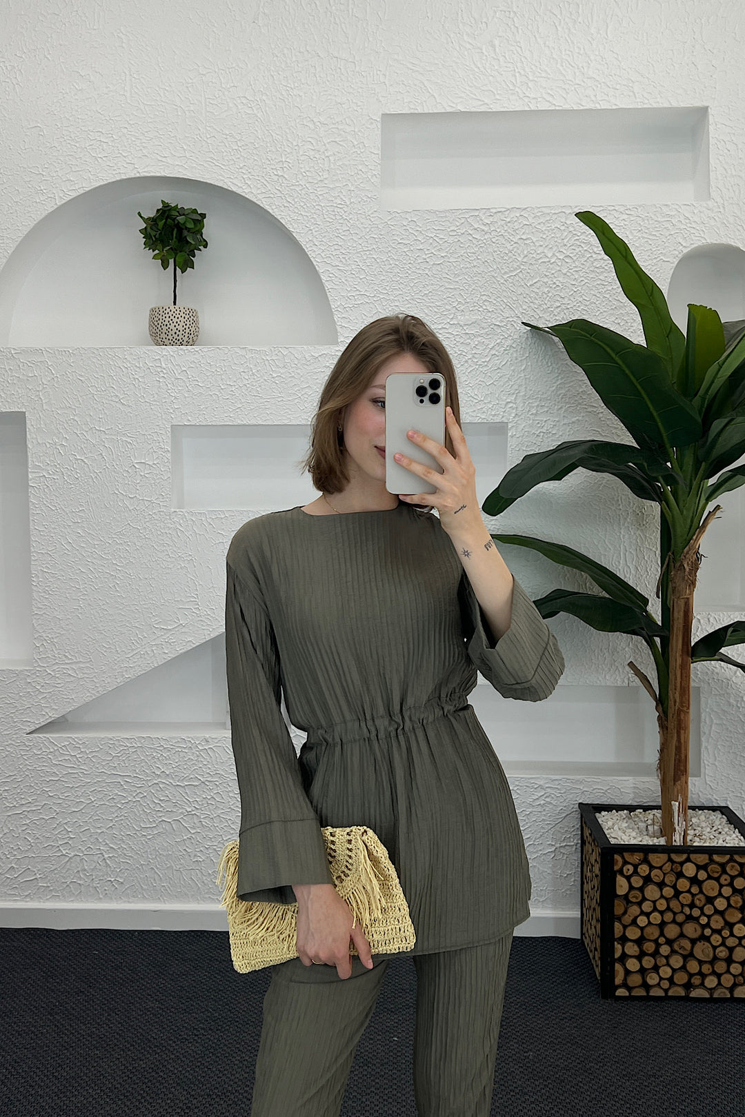 Belden Kuşaklı İkili Takım Yeşil 9007-YESIL