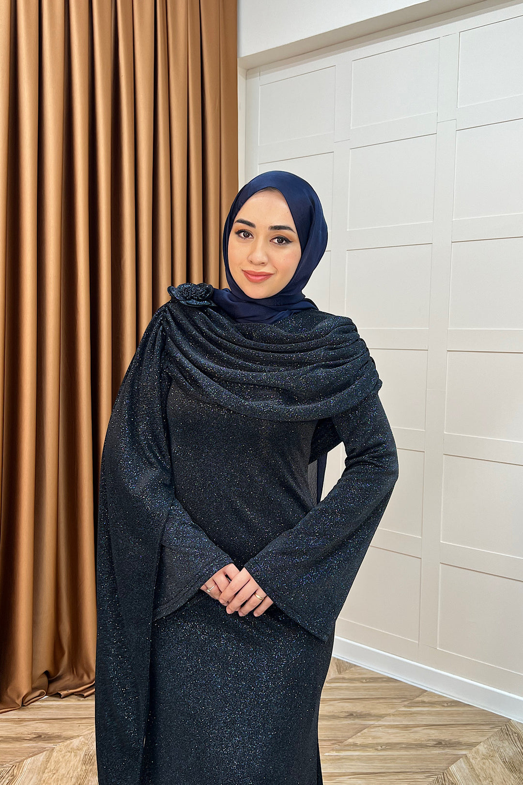 Elara Balık Abiye Lacivert 3086-LACIVERT