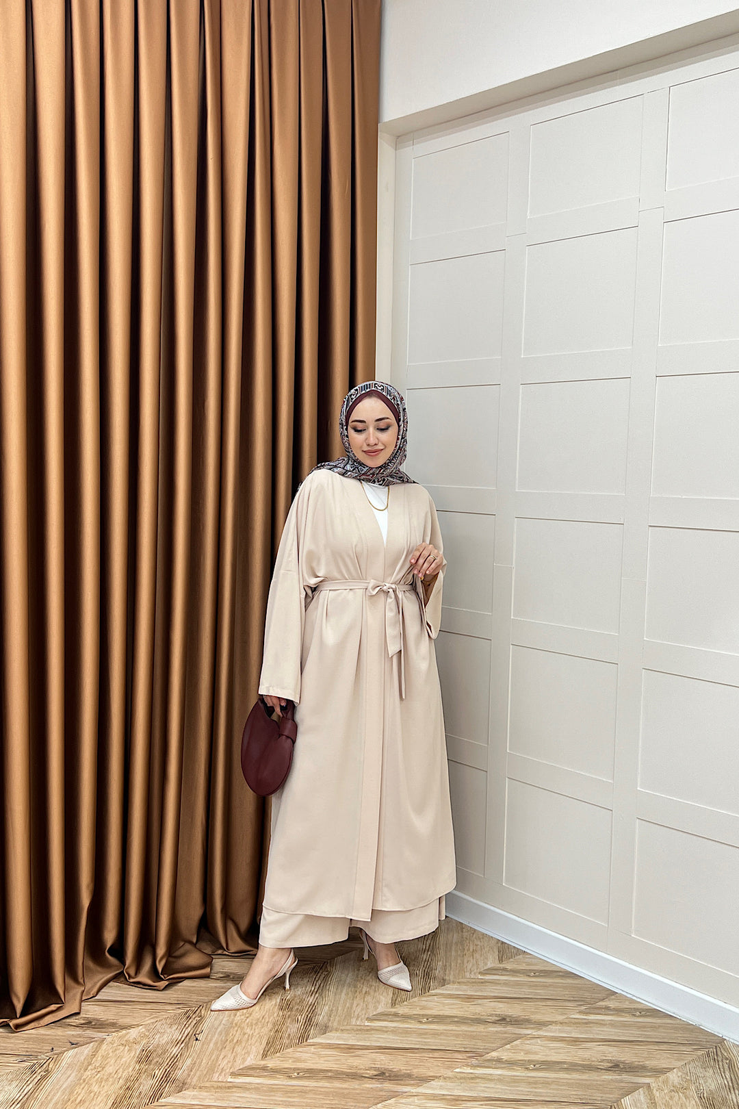 Mina İkili Kimono Takım Taş 8571-TAS