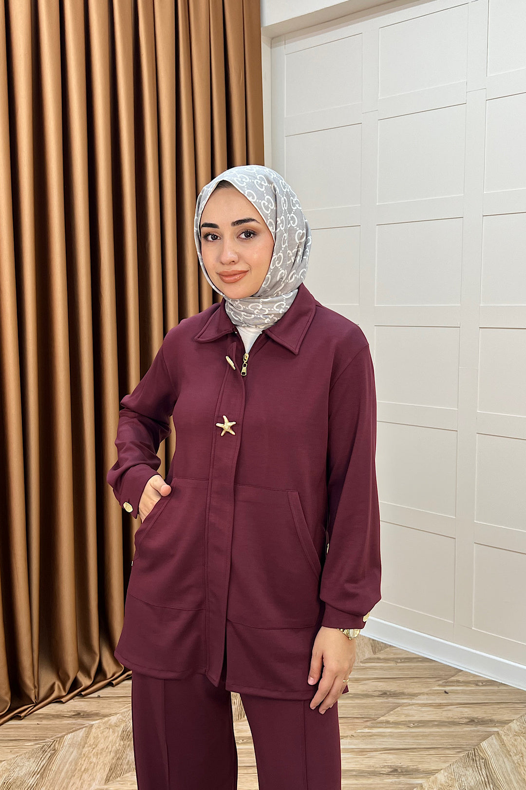 Selvi Gizli Patlı Takım Bordo 02006-BORDO