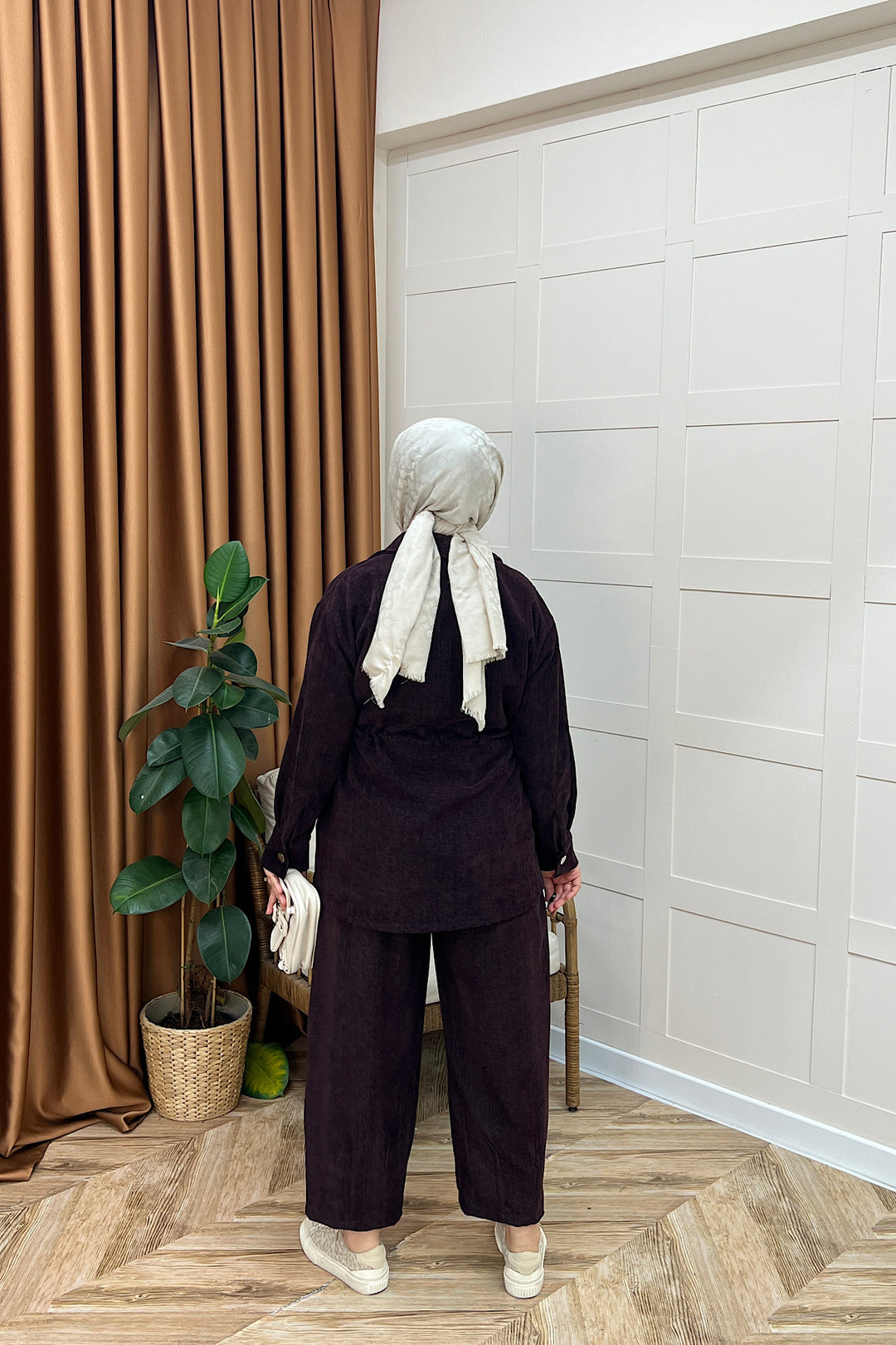 Monaco İkili Takım Mürdüm 74087-MURDUM
