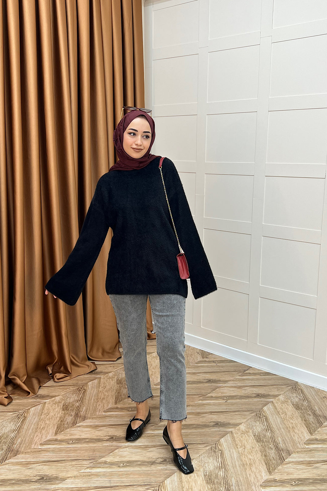 Leyal Triko Kazak Siyah 25440-SIYAH