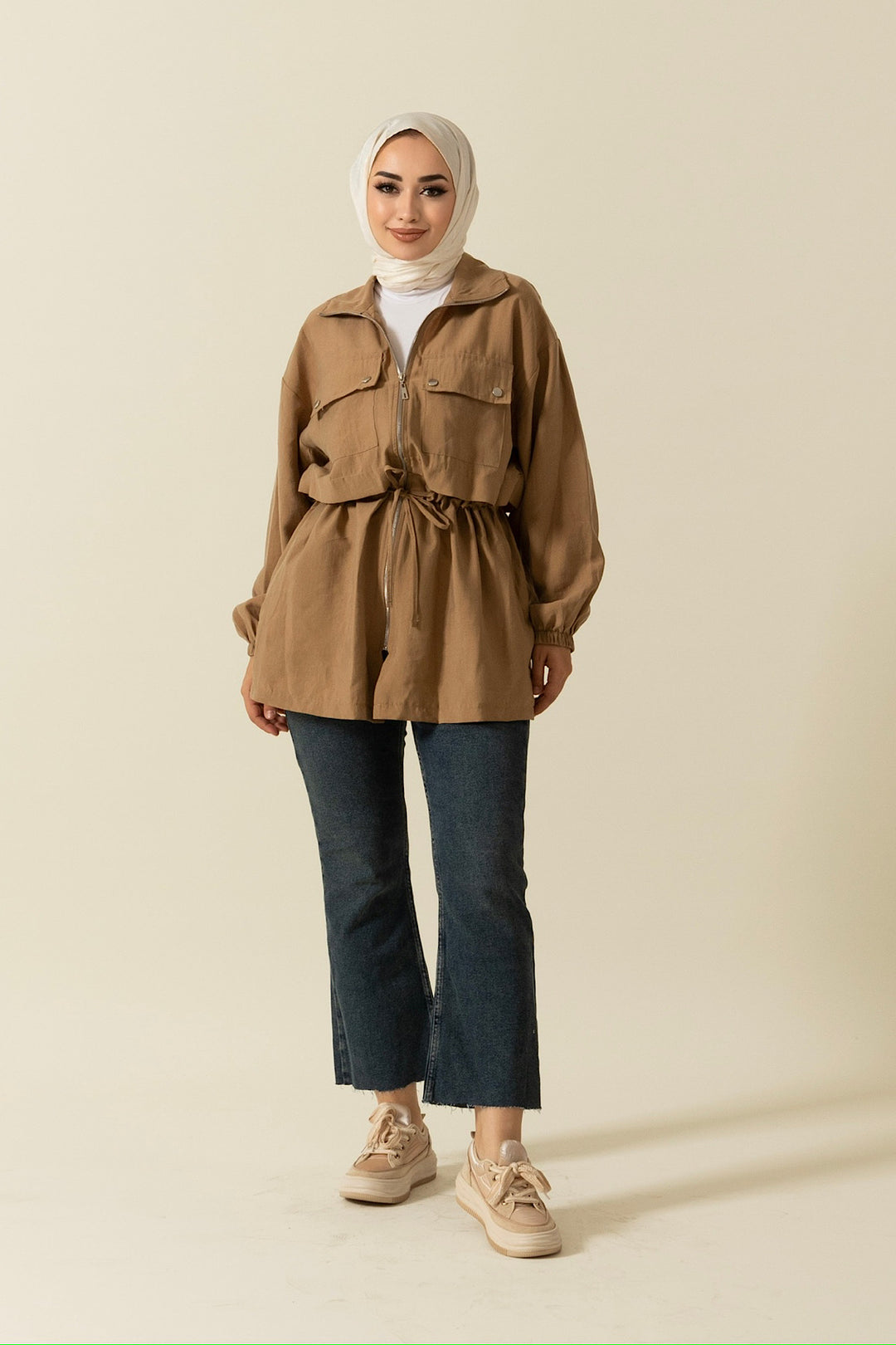 Çift Cepli Tesla Kap Vizon 1940-VIZON