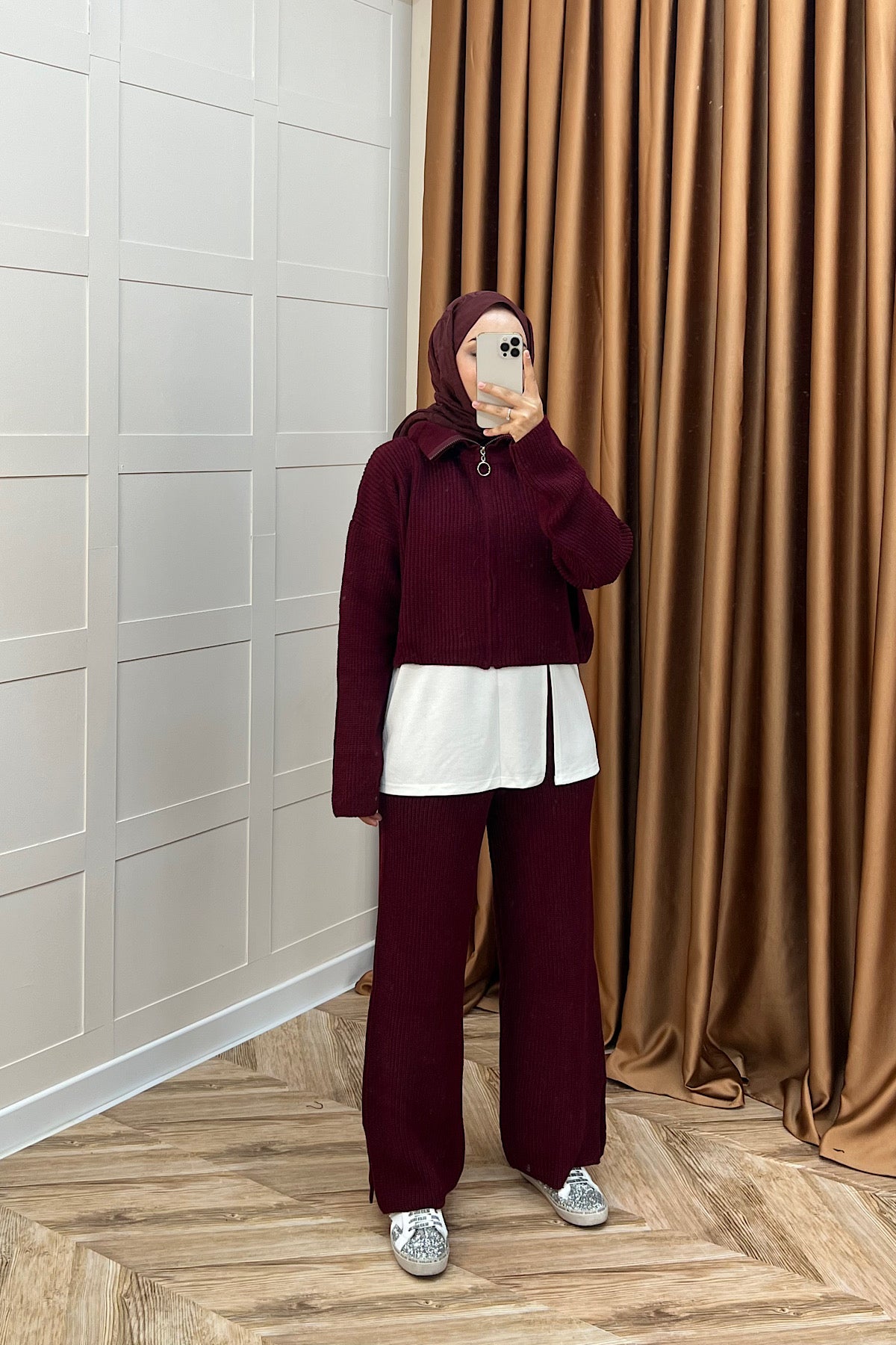 Aura Üçlü Takım Bordo 251000-BORDO