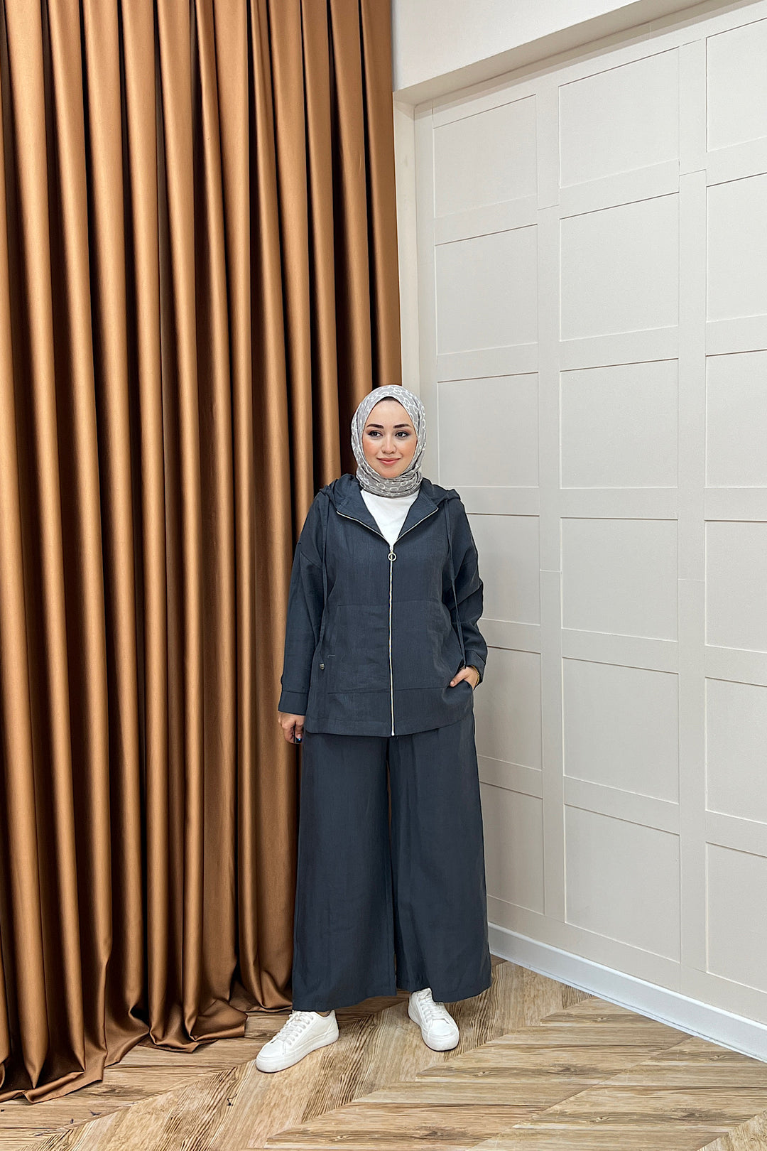 Arya İkili Takım Antrasit 4367-ANTRASIT