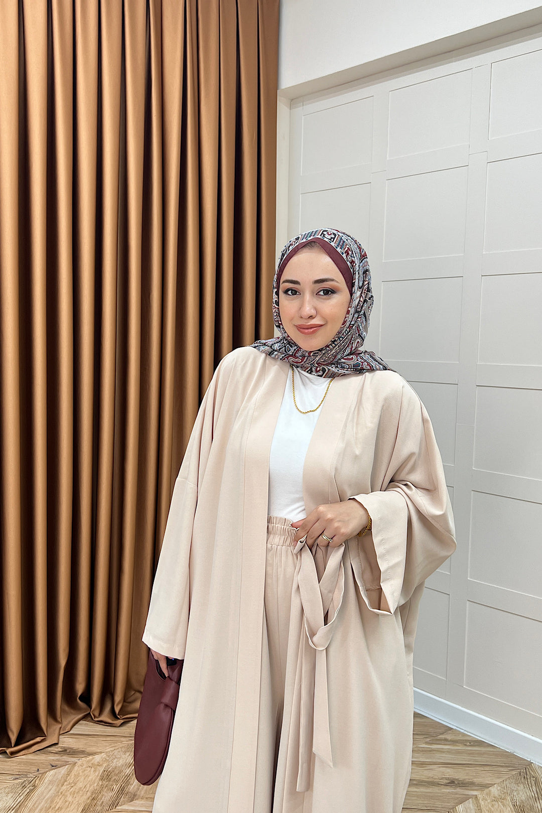 Mina İkili Kimono Takım Taş 8571-TAS