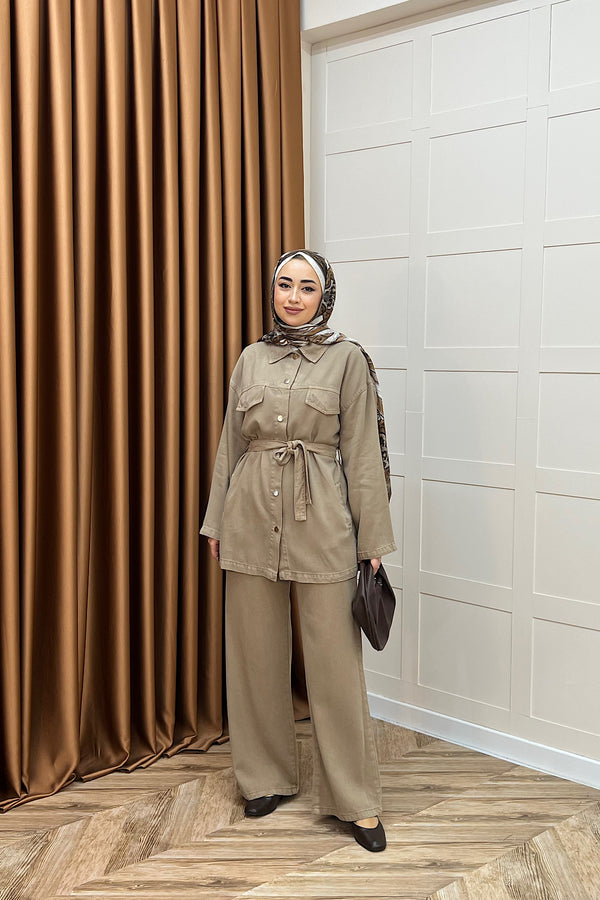 Castina İkili Tensel Takım Vizon 7431-VIZON