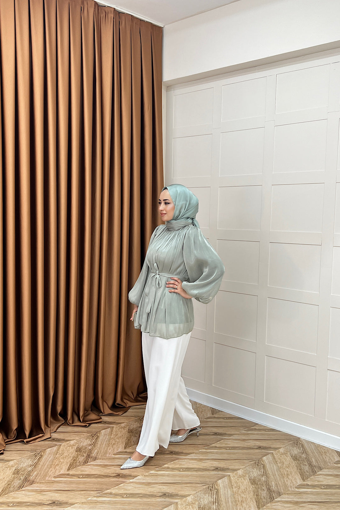 Hope Balon Kol Tunik Mint 2306-MINT