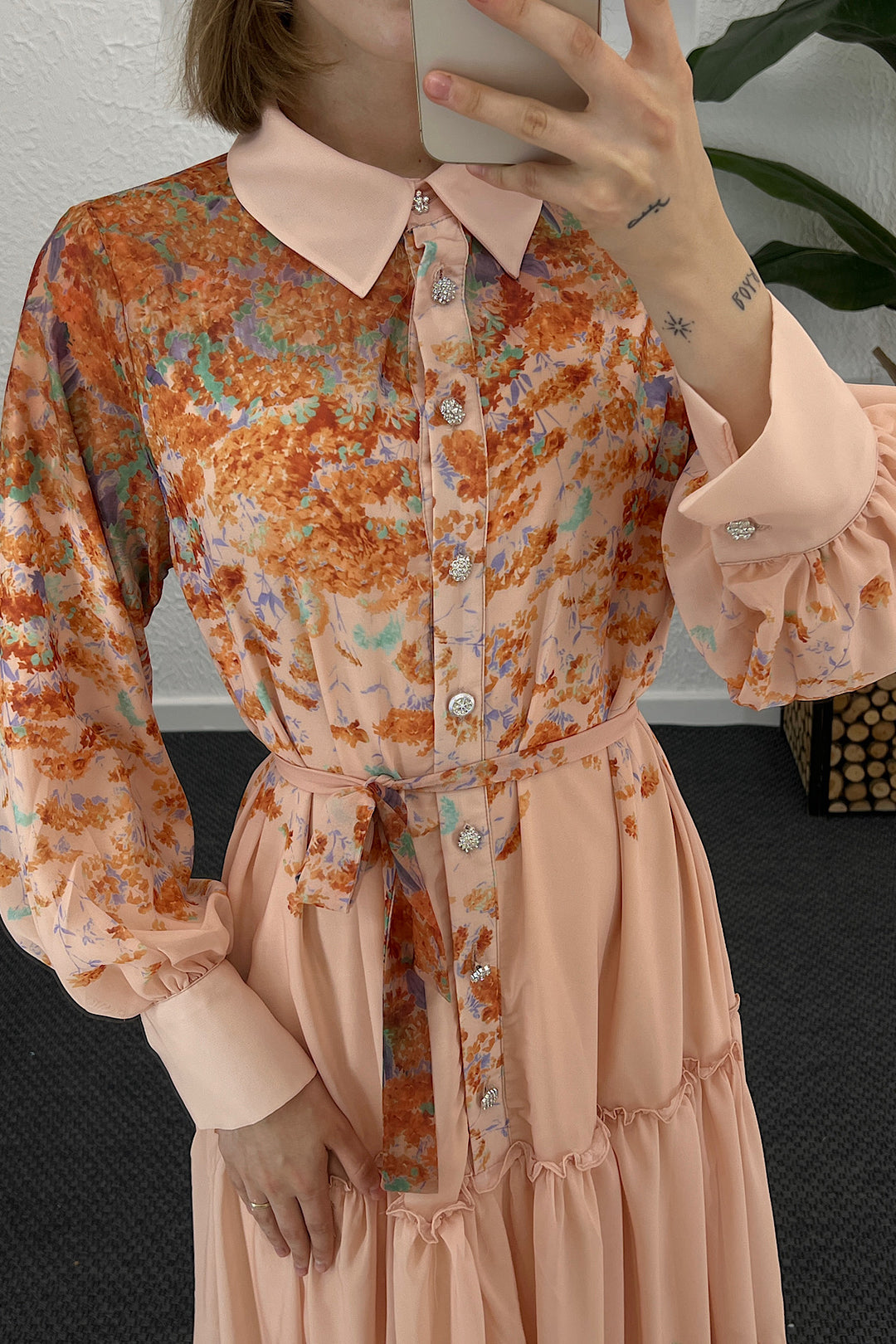 Zaina Elbise Pudra 9012-PUDRA