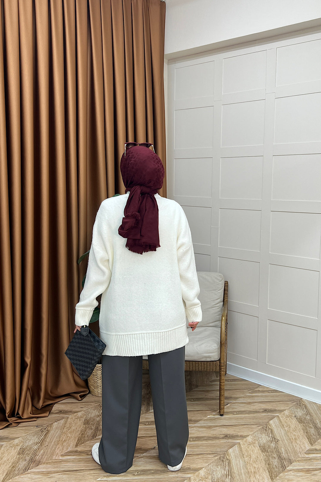 Lones Yumoş Tunik Ekru 26194-EKRU