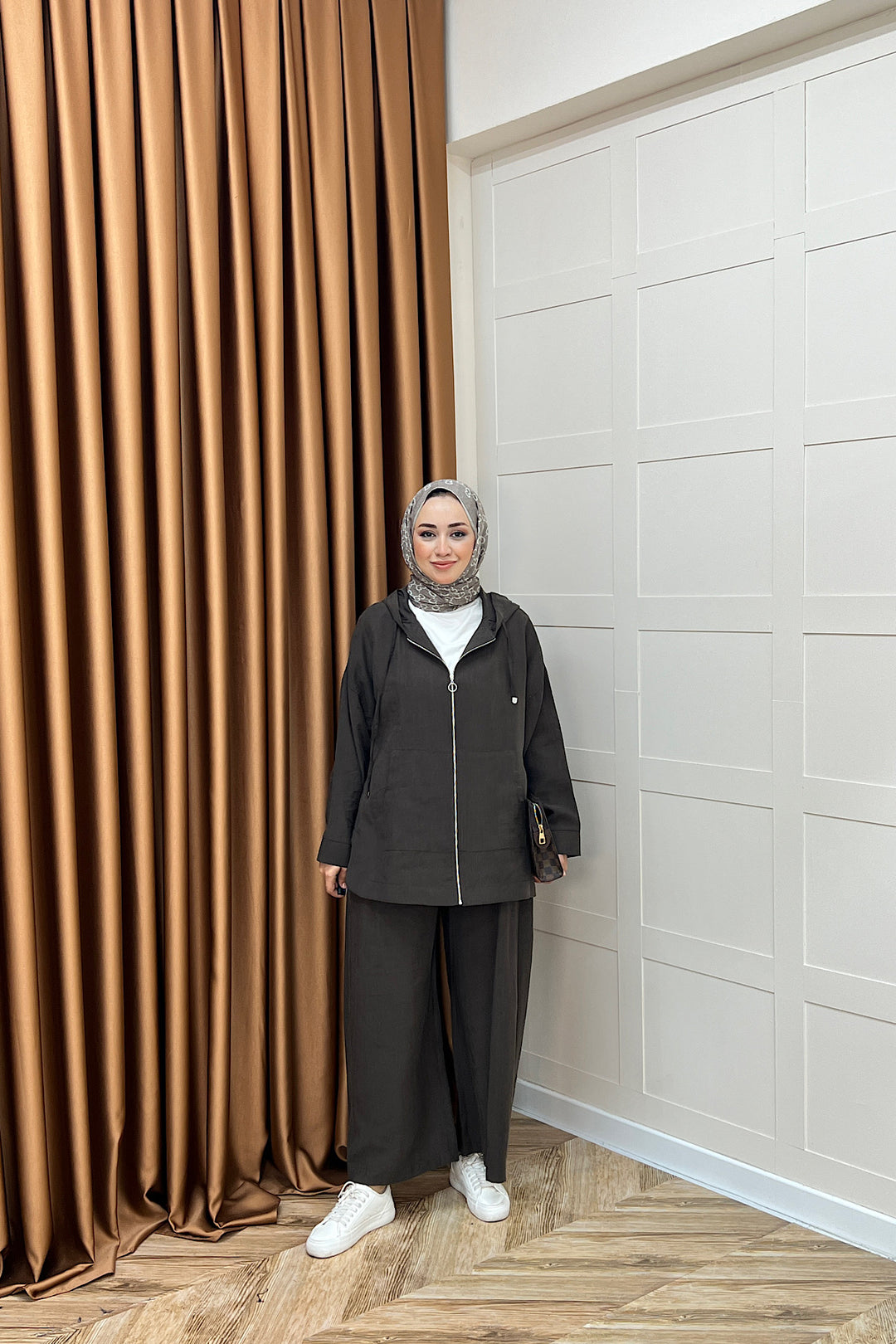 Arya İkili Takım Kahverengi 4367-KAHVERENGI