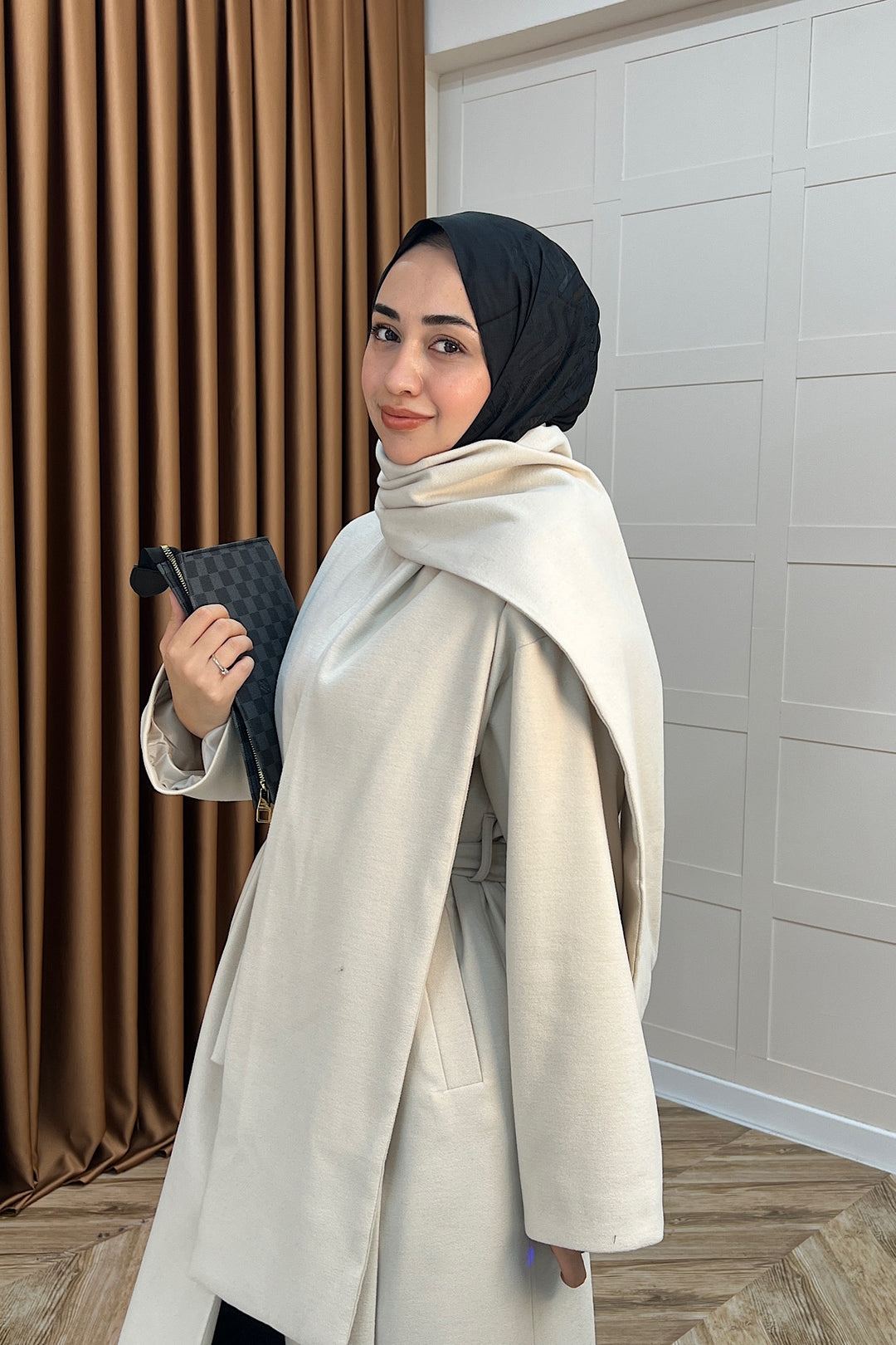 Siena Atkı Detay Kaşe Kaban Taş 5530-TAS