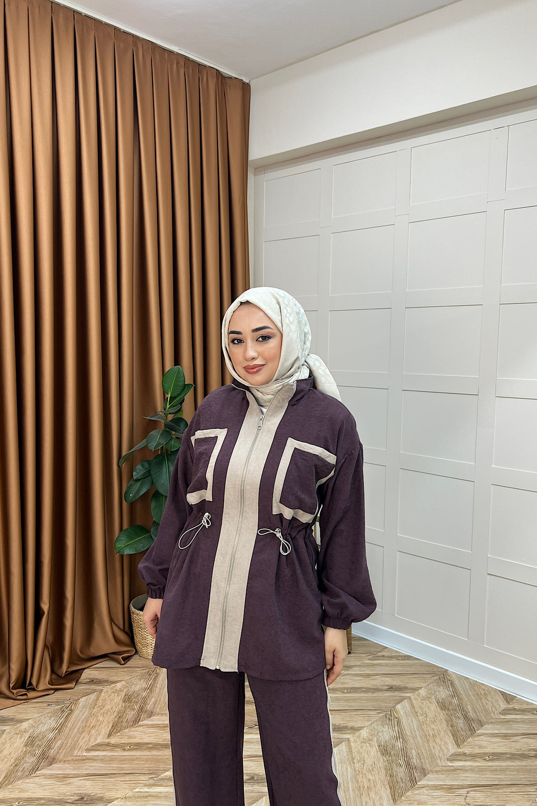 Sienna İkili Takım Mürdüm 75017-MURDUM