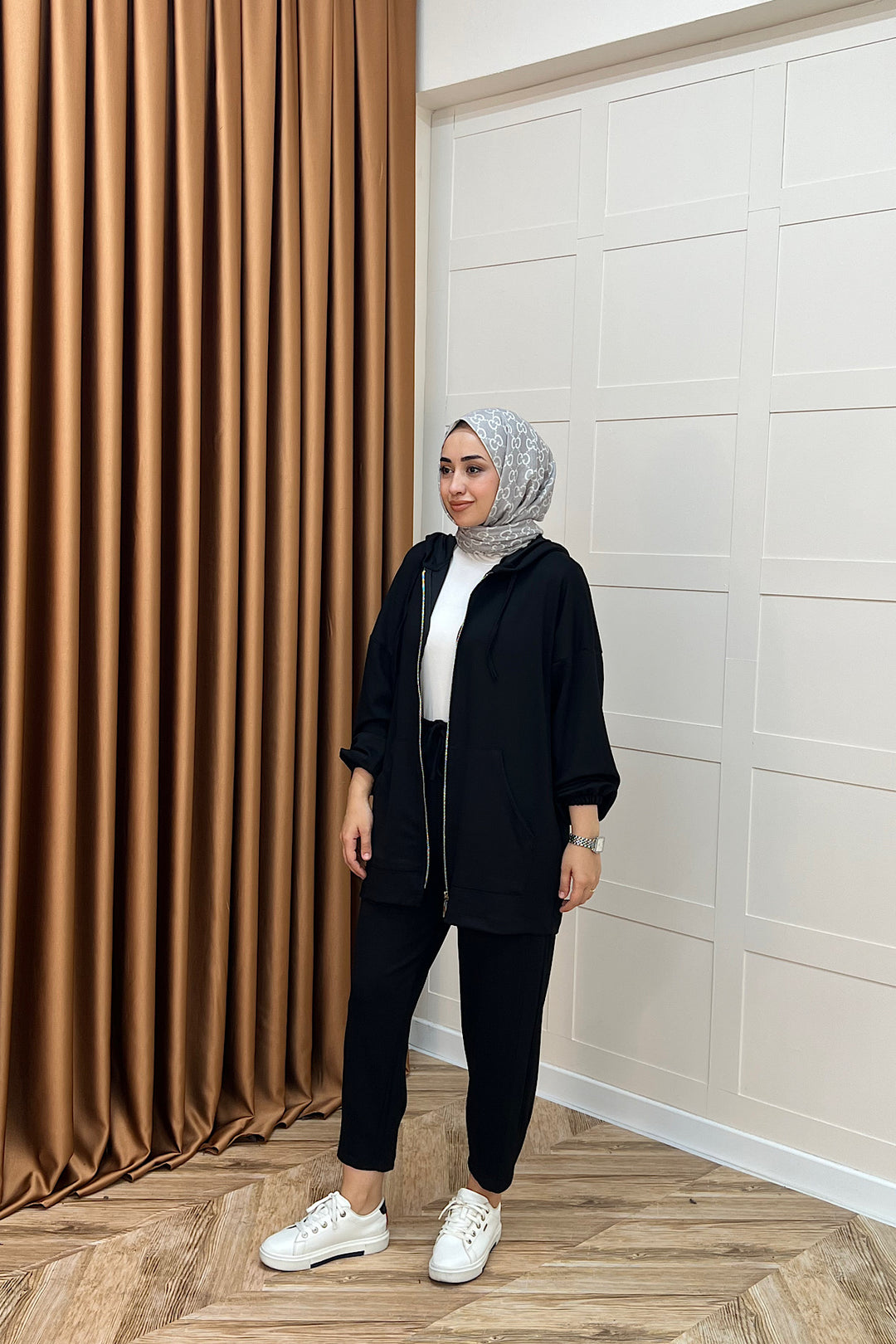 Kanguru Cepli Fermuarlı Takım Siyah 2014-SIYAH