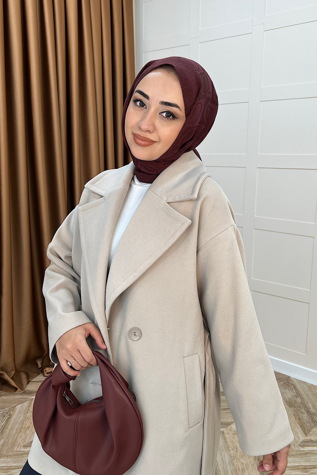 Nuve Premium Kuşaklı Kaban Taş 5514-TAS