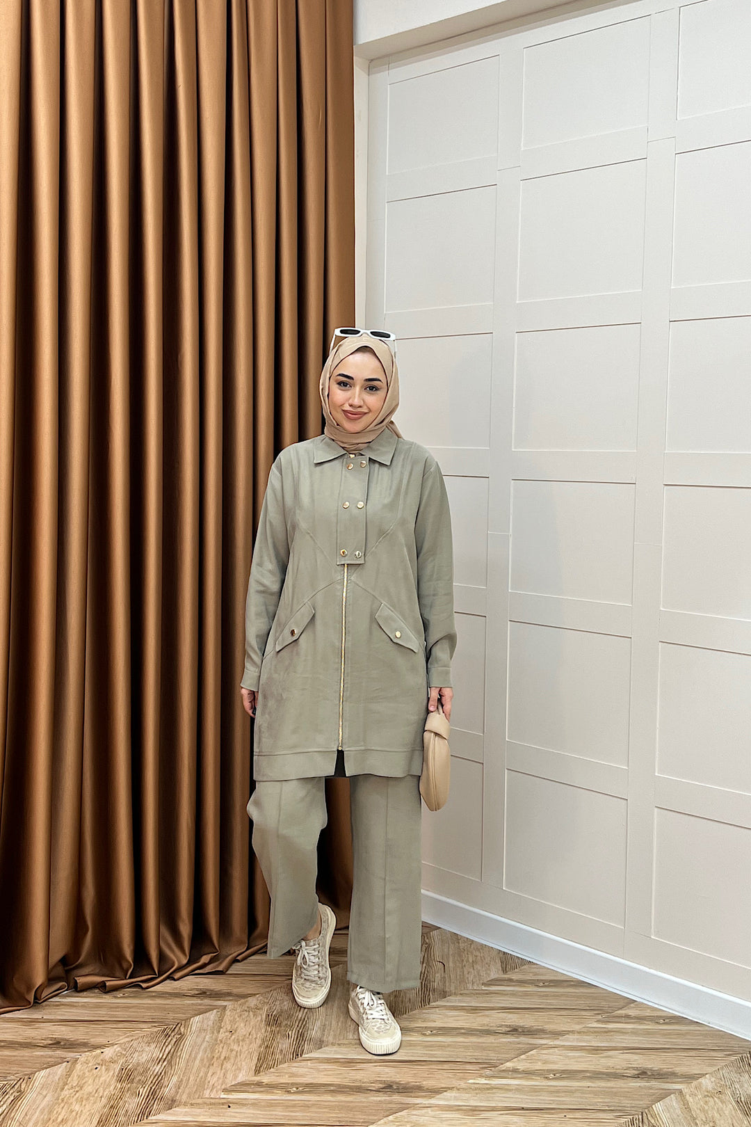 Elina İkili Takım Yeşil 3040-YESIL