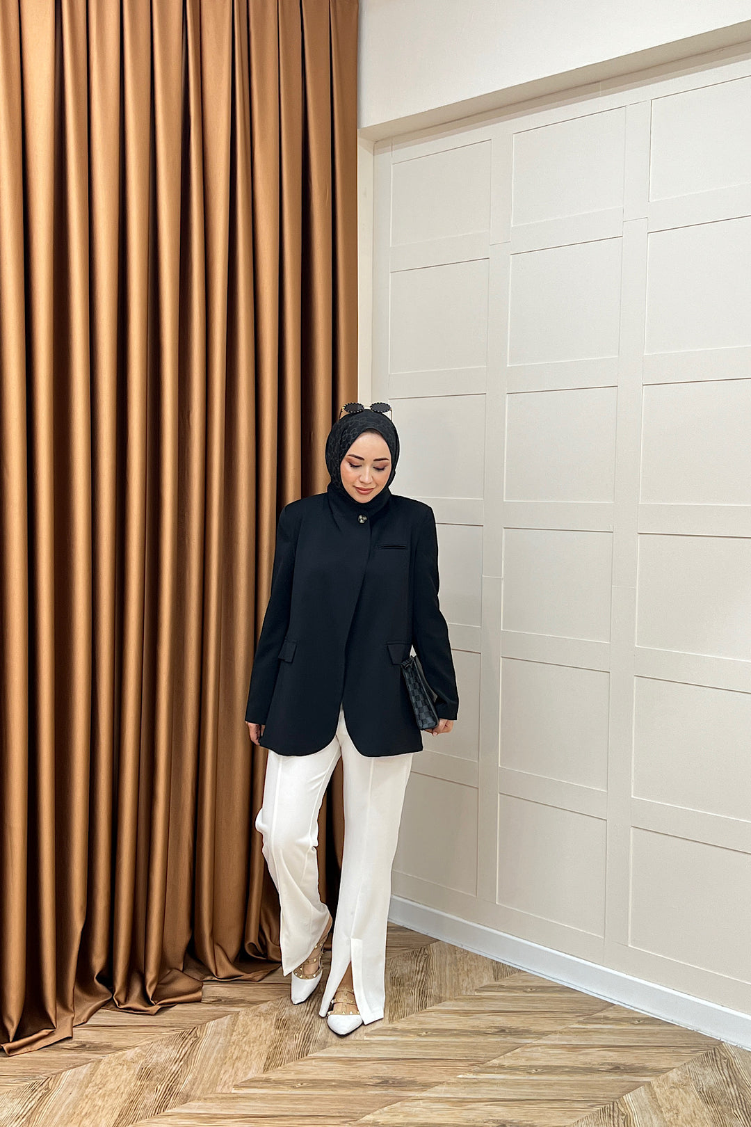 Sara Blazer Ceket Siyah 70147-SIYAH