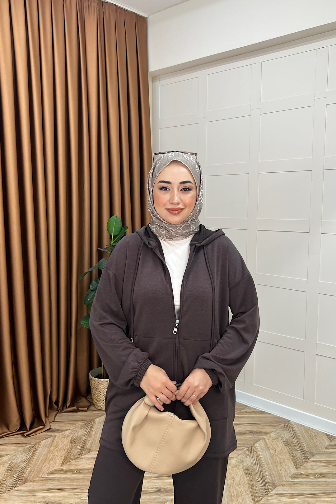 Sarya İkili Takım Kahverengi 3134-KAHVERENGI